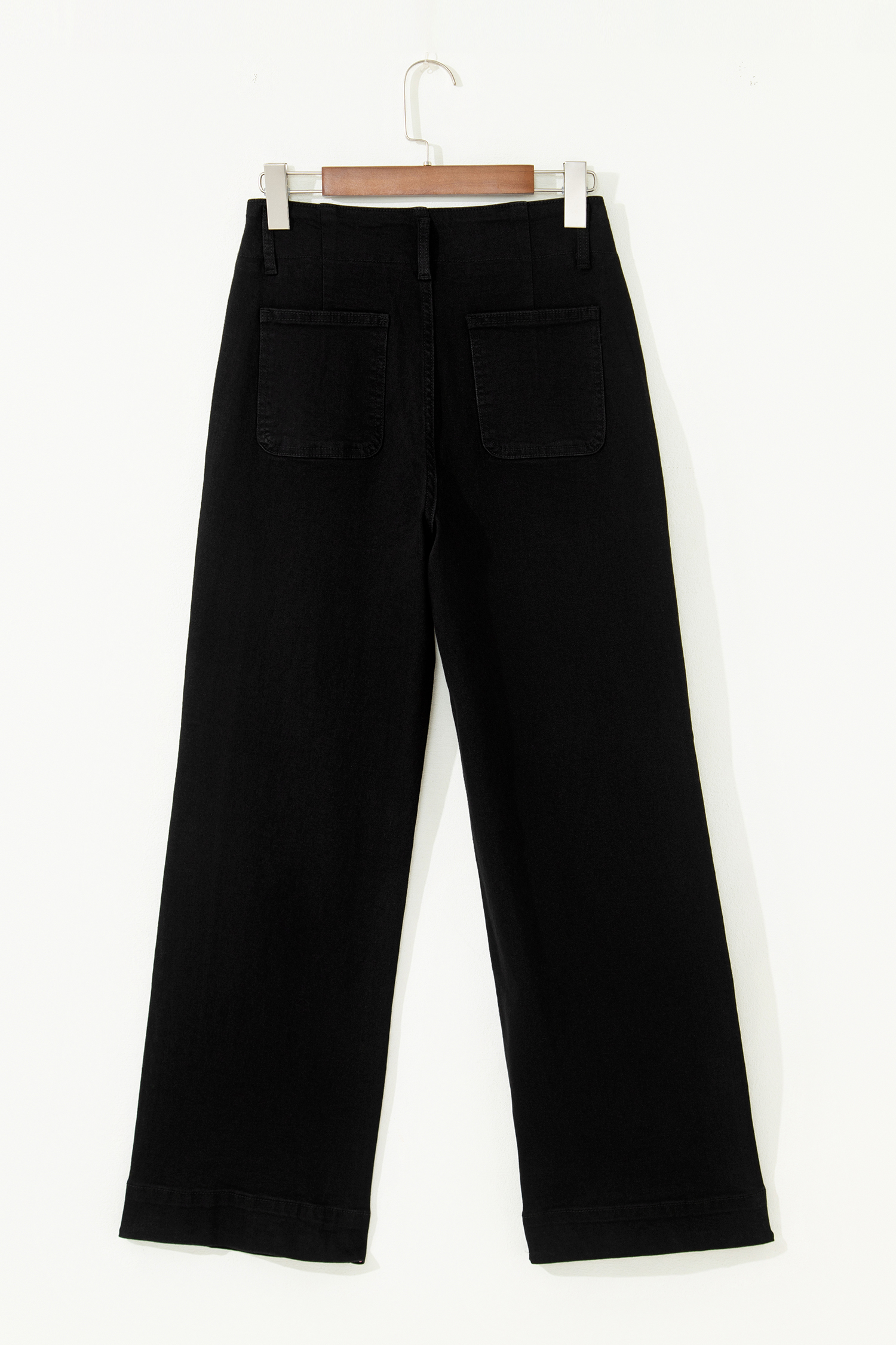 Bonbon 2-Button High Waist Flared Bottom Jeans