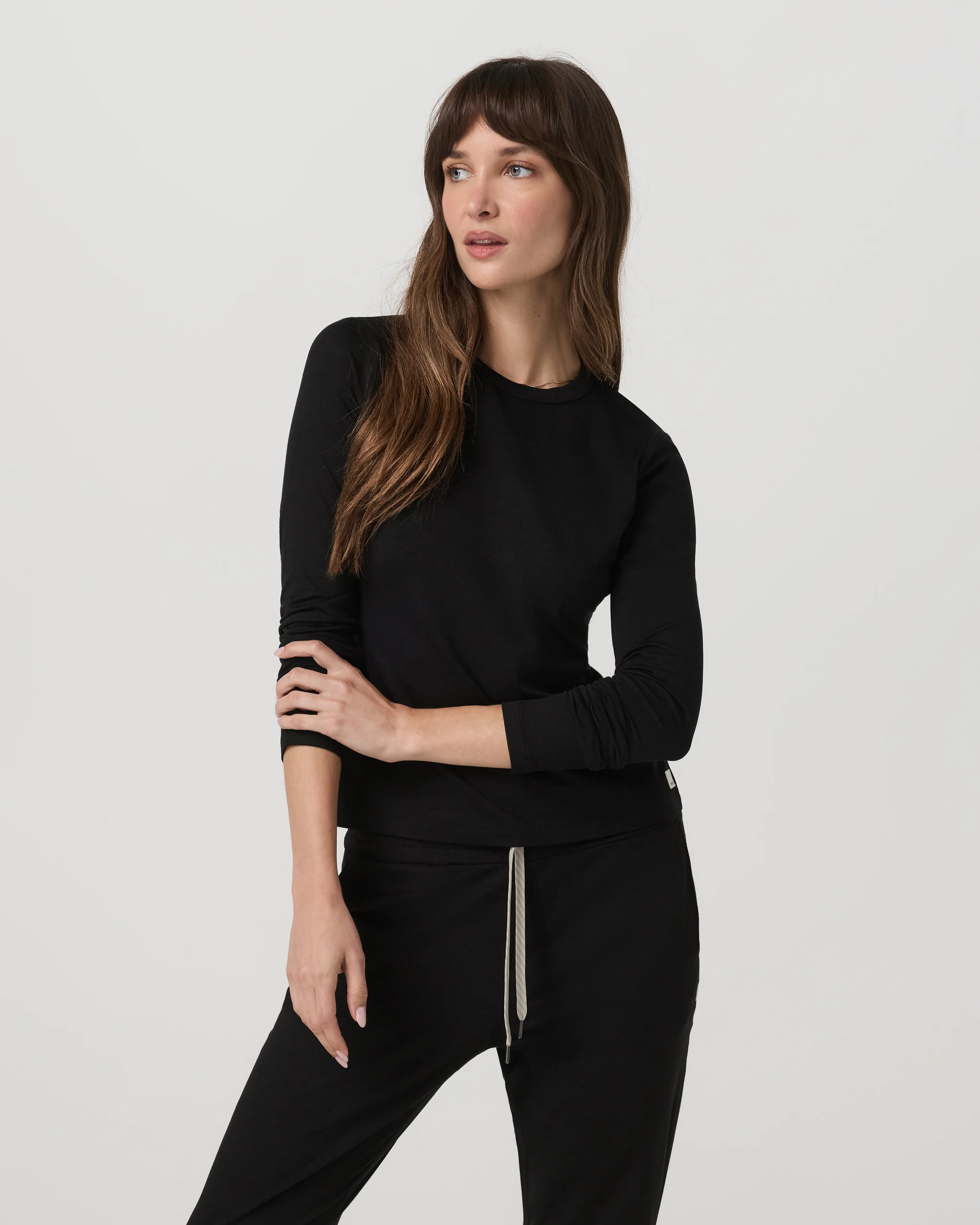 Long Sleeve Halo Essential Crew Tee - Vuori Warehouse Sale​