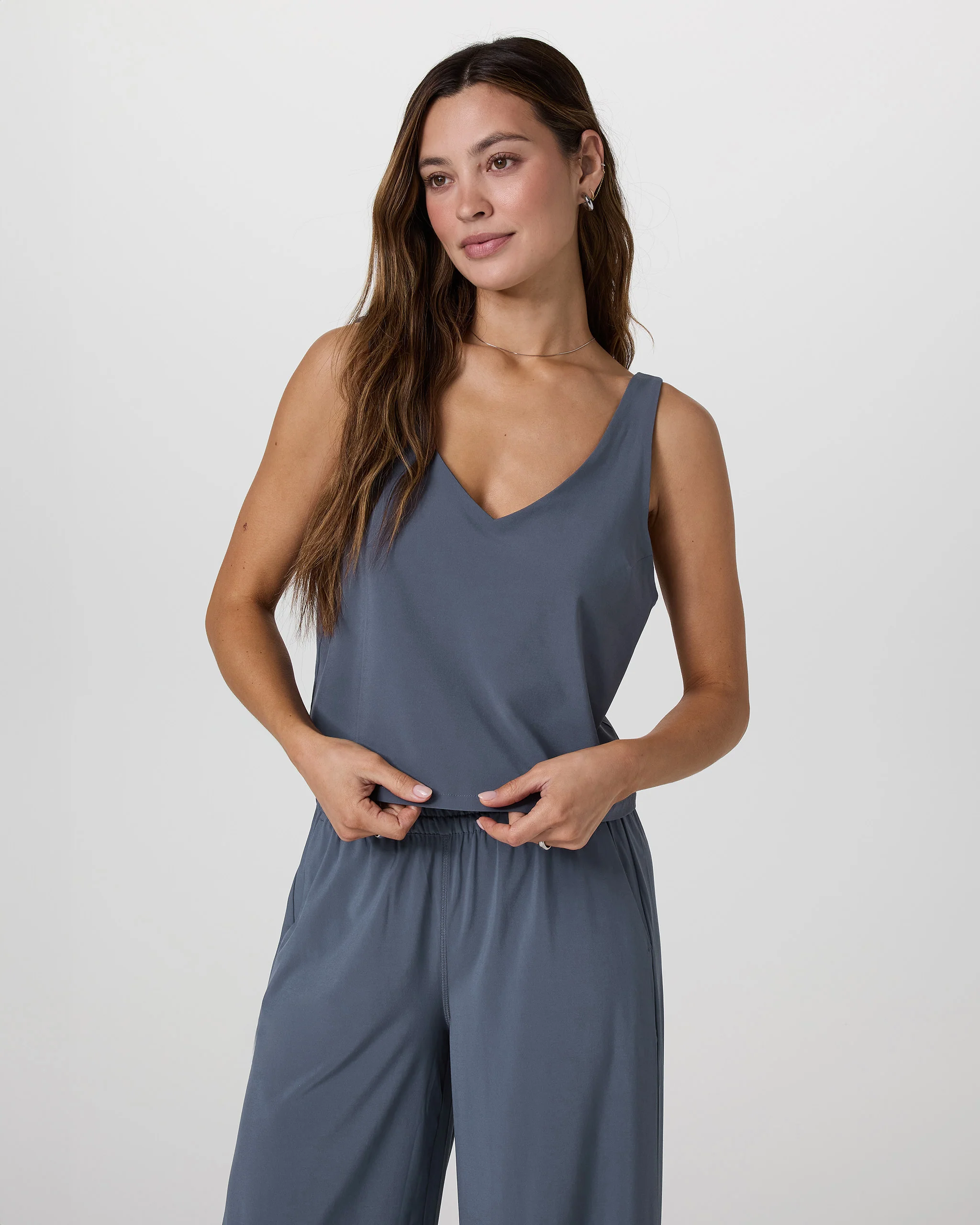 Villa Cropped Tank - Vuori Warehouse Sale​