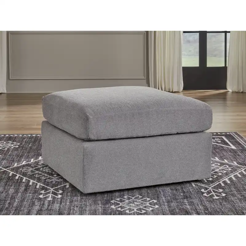 Signature Design by Ashley Modmax Dark Gray Extra-Large Accent Ottoman