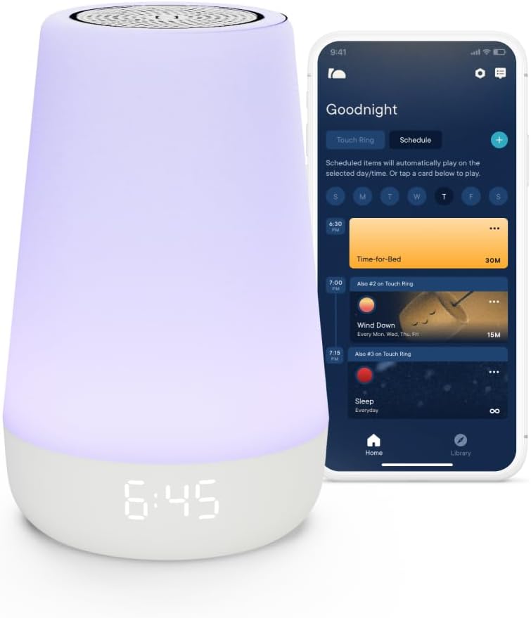 Hatch Rest Baby Sound Machine, Night Light | 1st Gen | Sleep Trainer, Time-to-Rise Alarm Clock, White Noise Soother for Nursery, Toddler & Kids Bedroom