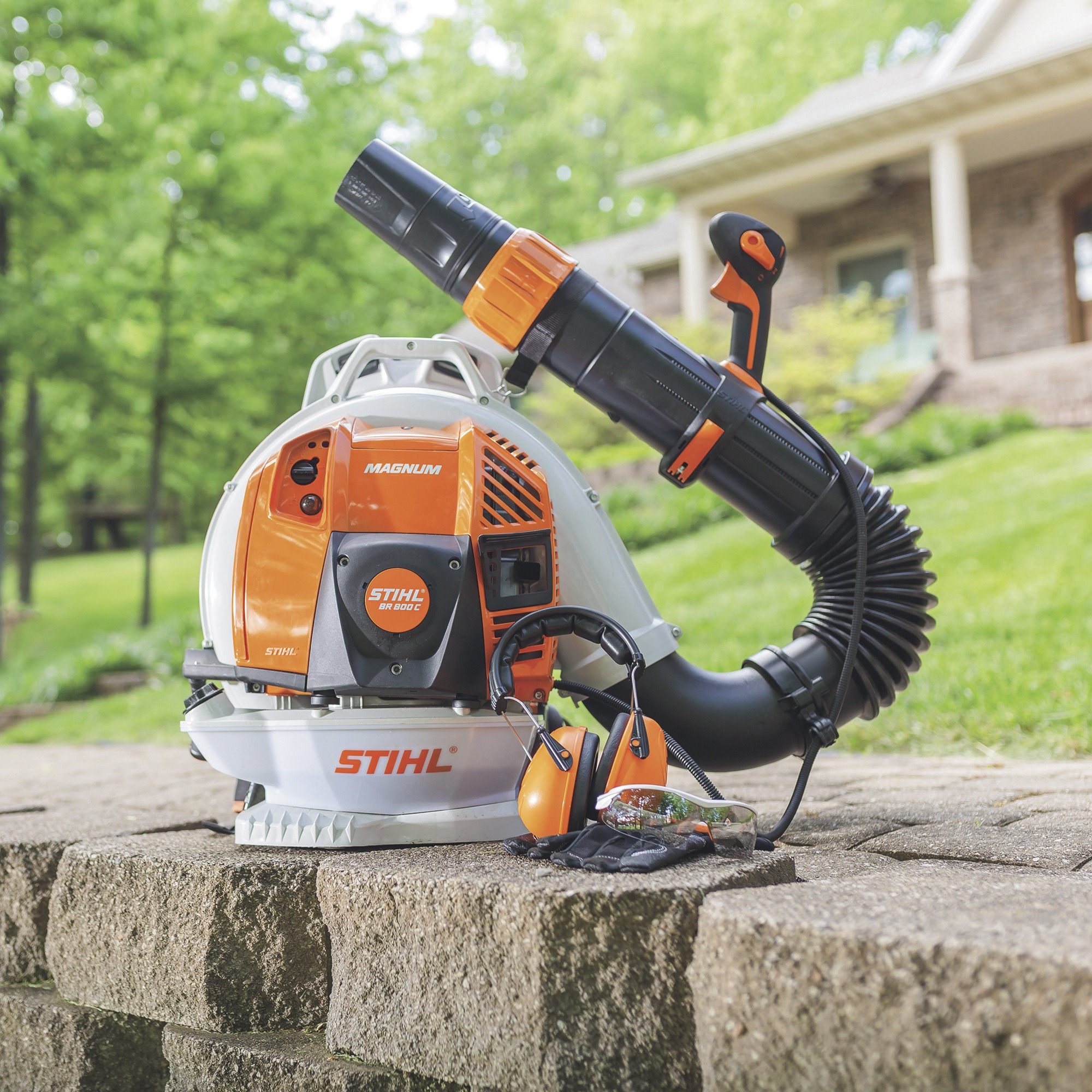 Stihl Gas-Powered Backpack Blower, 79.9cc, 4.4 HP, 912 CFM,