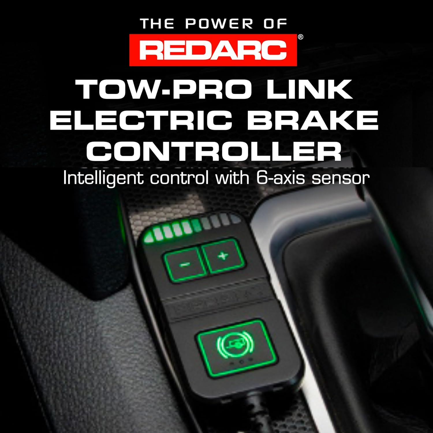 Trailer brake controller Tow-Pro Link 6-axis sway control dual mode plug and play towing trucks SUVs RV