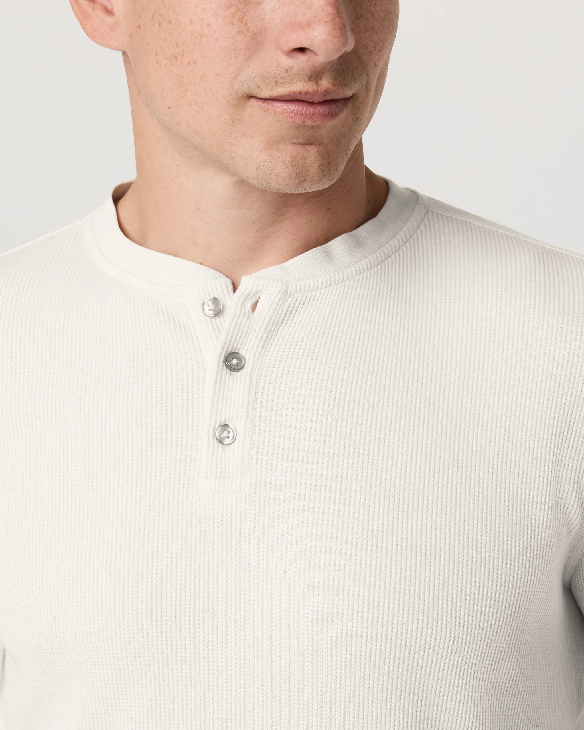 Waffle Henley - Vuori Warehouse Sale​