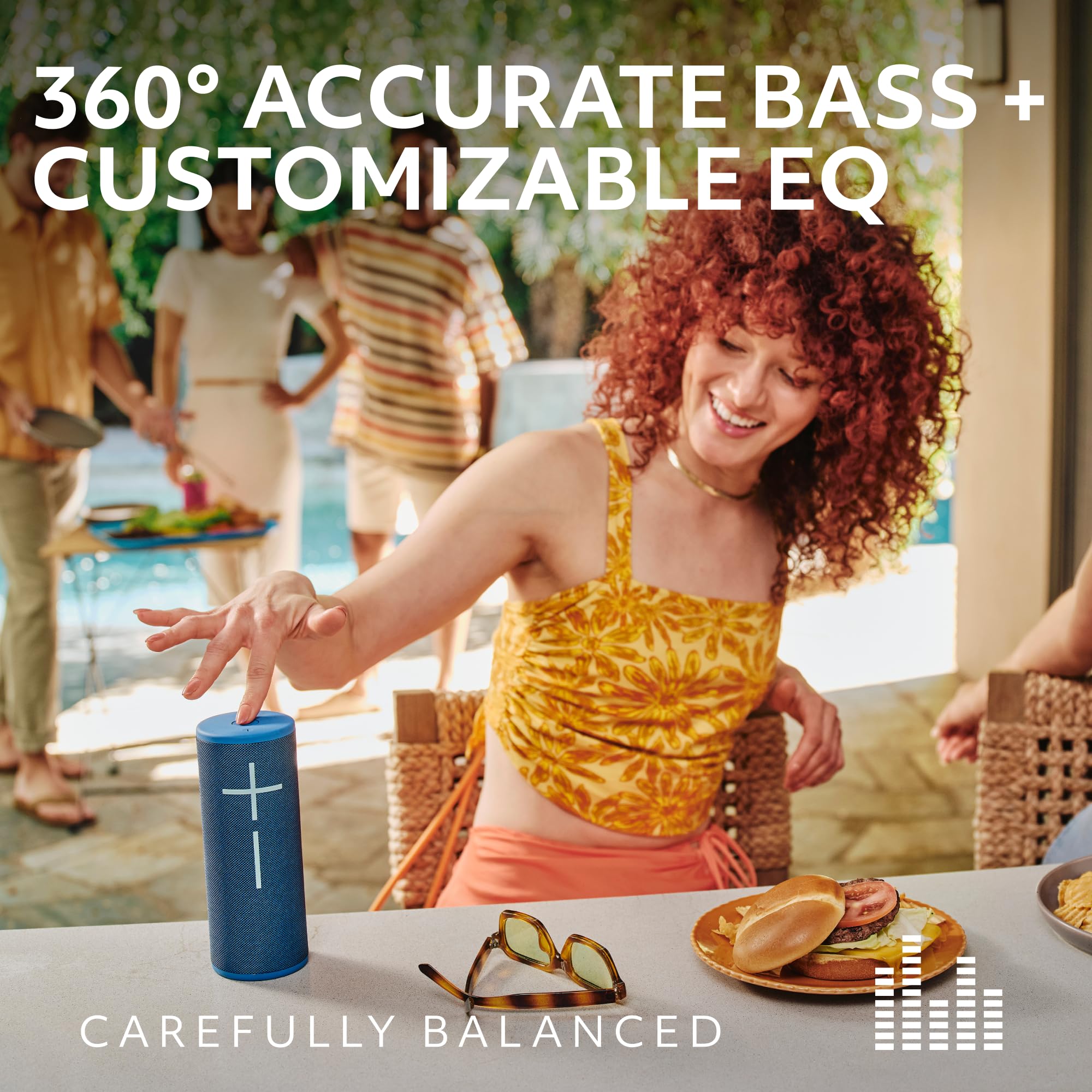ULTIMATE EARS Boom 4 Portable Waterproof Bluetooth Speaker - Blue