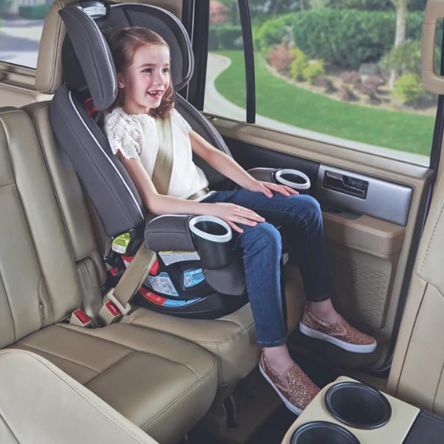 GRACO 4Ever Dlx 4-In-1 Car Seat - Grey, Infant to Toddler