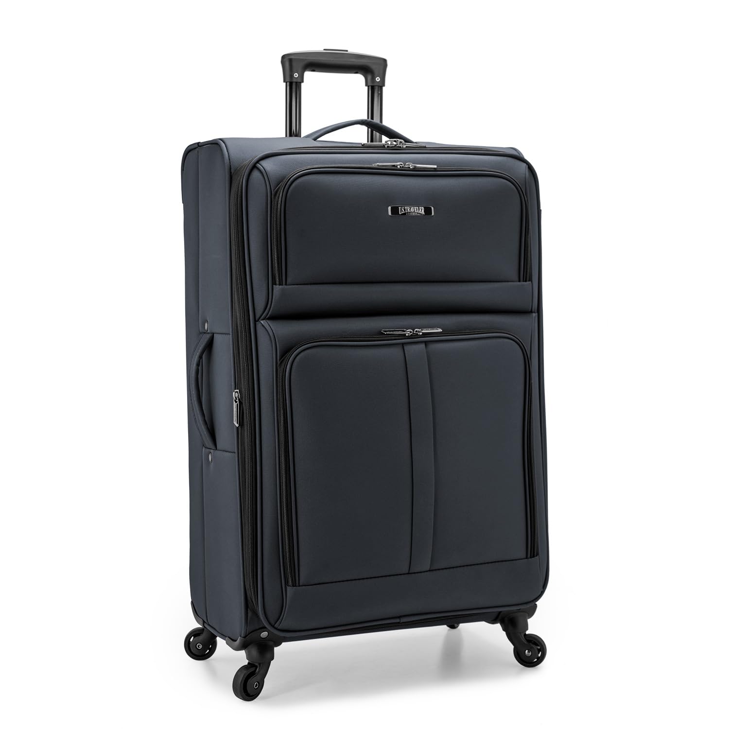 U.S. TRAVELER Anzio Softside 30-Inch Expandable Luggage, Dark Grey