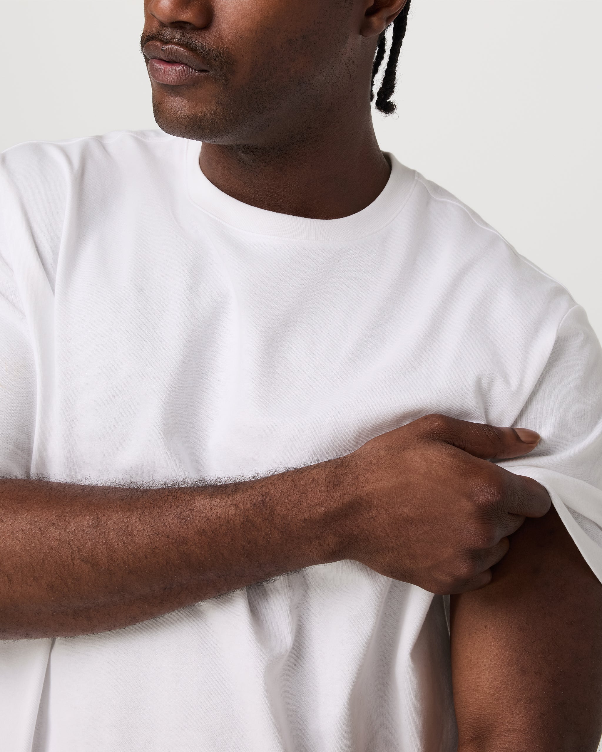 Short Sleeve Vuori Heavyweight Cotton Tee - Relaxed Fit - Vuori Warehouse Sale​