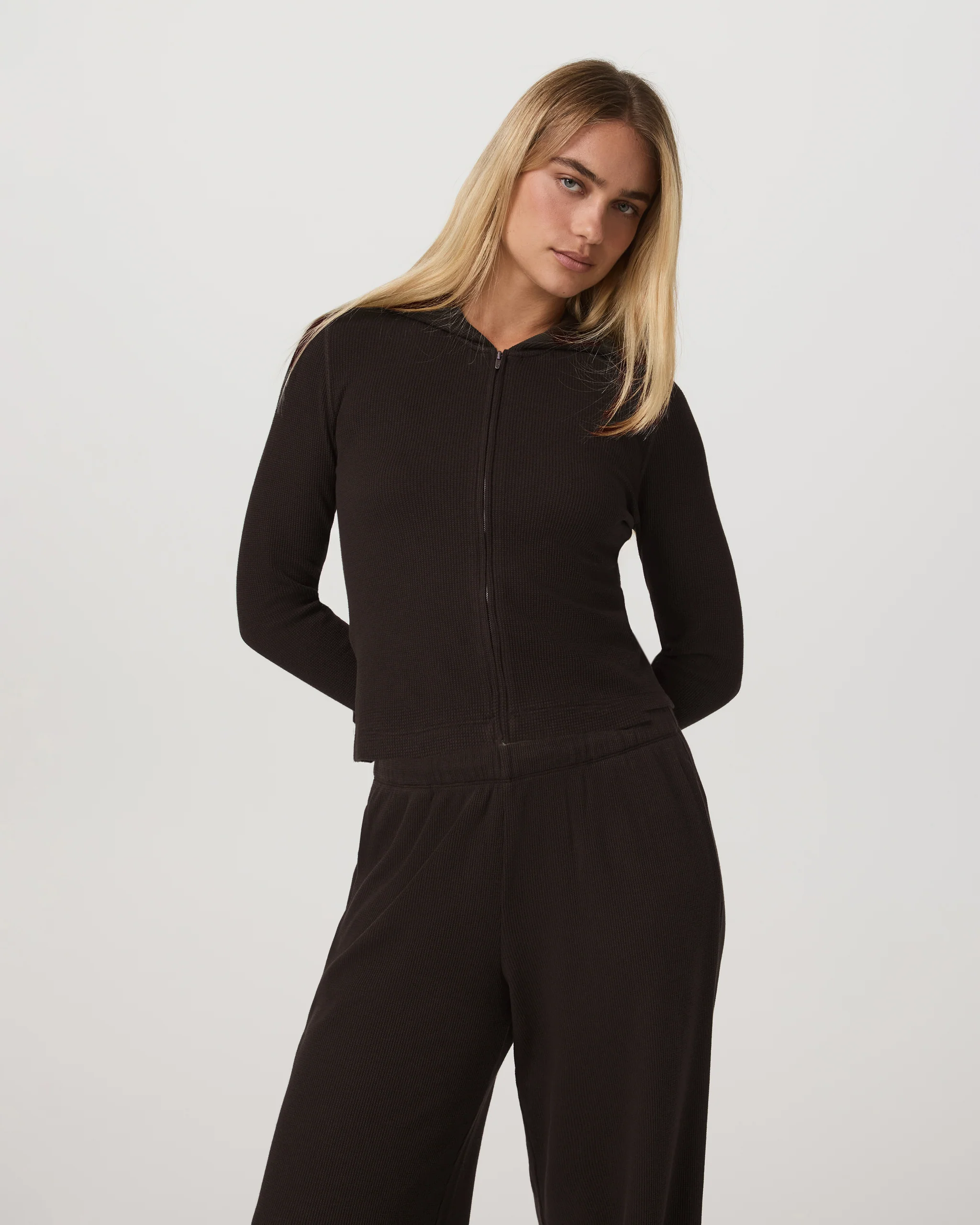 Waffle Full Zip Hoodie - Vuori Warehouse Sale​