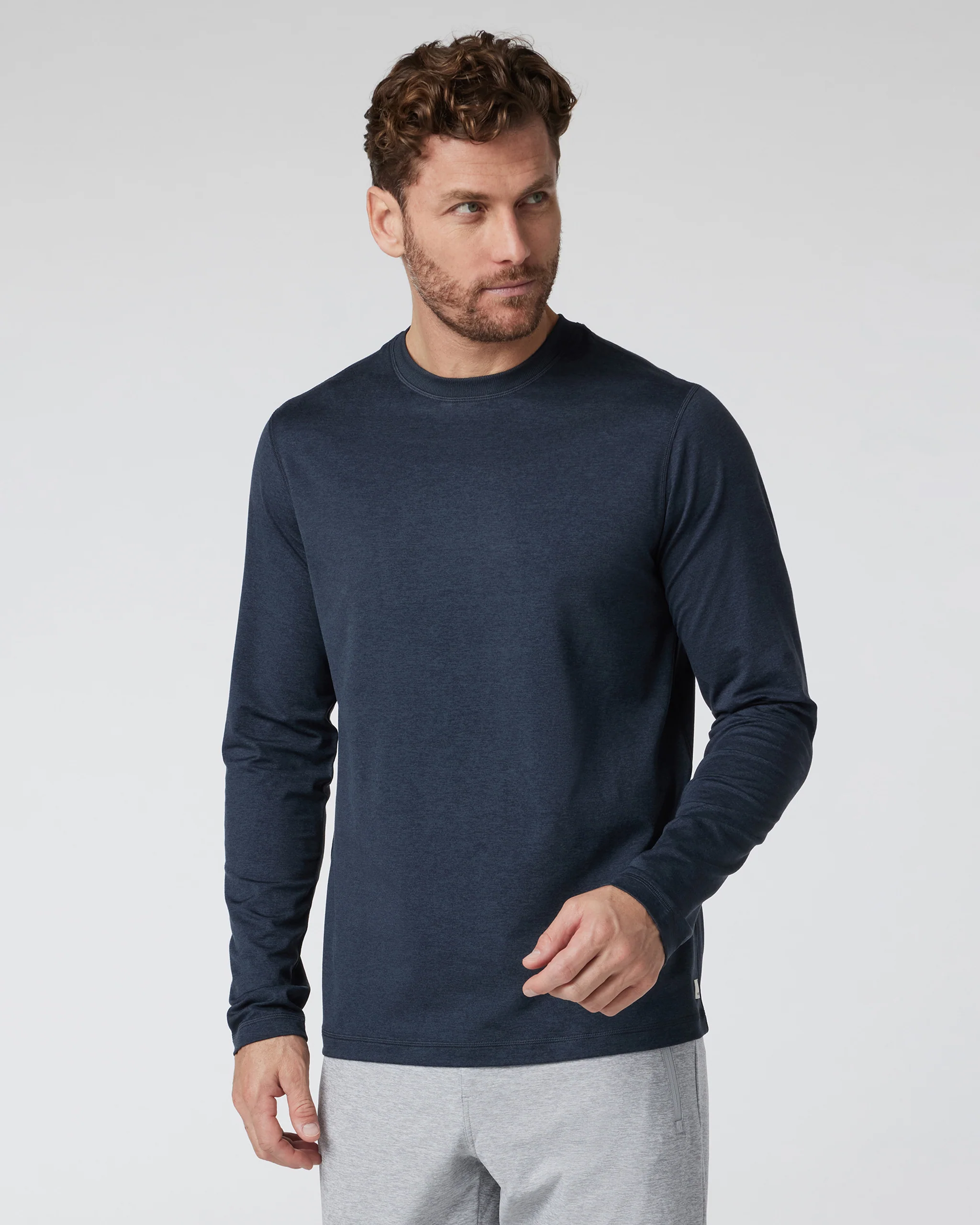 Long Sleeve Ponto Performance Tee - Vuori Warehouse Sale​