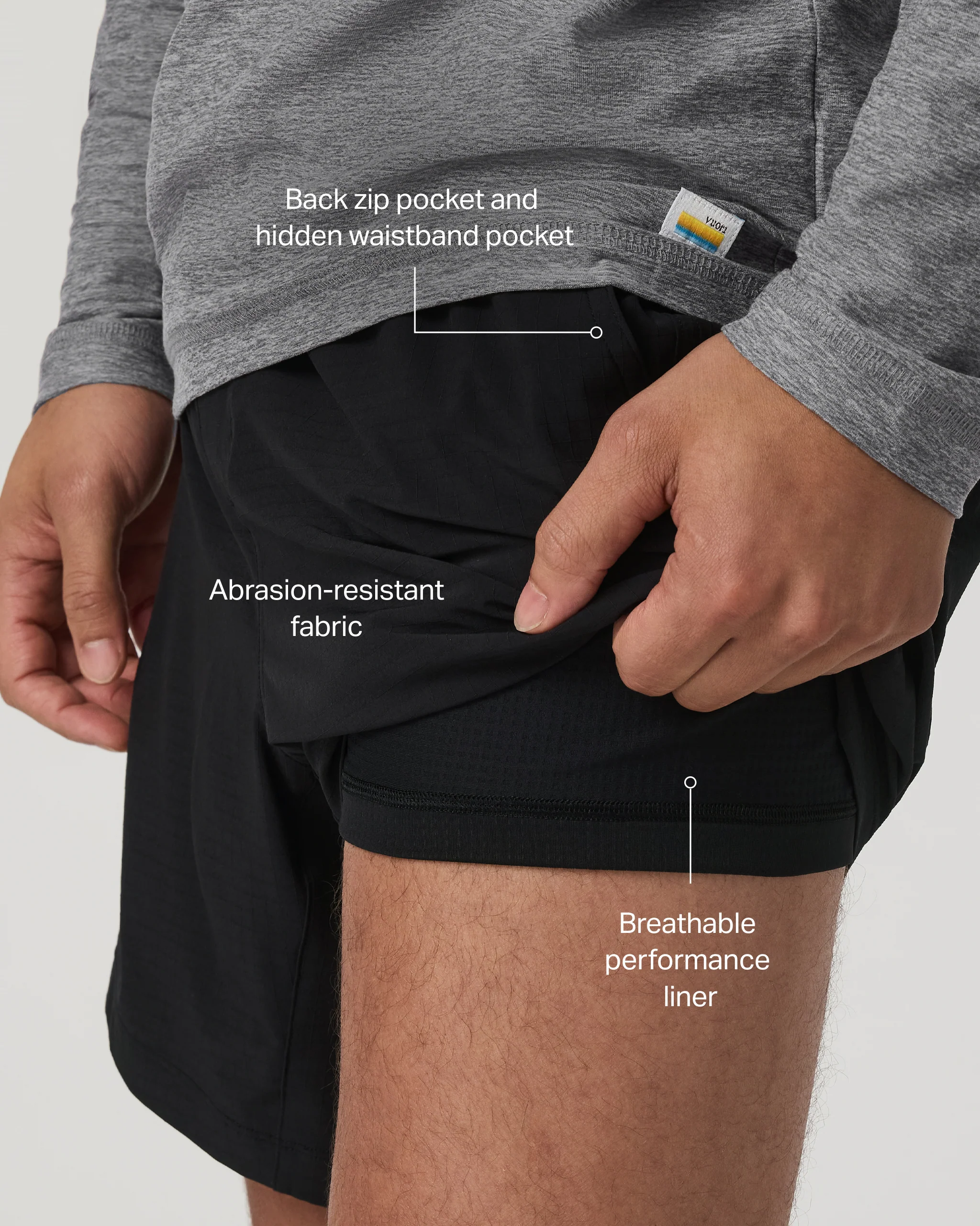 Vuori HardKore Short Lined 7\