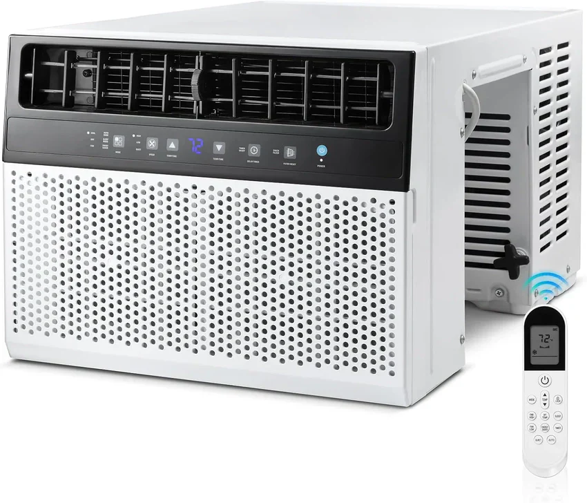 Antarctic Star 12,000 BTU U-Shaped Window Air Conditioner Unit Cools up to 550 Sq.Ft. with 6 Modes 24H Timer, Ultra Quiet Window AC Units