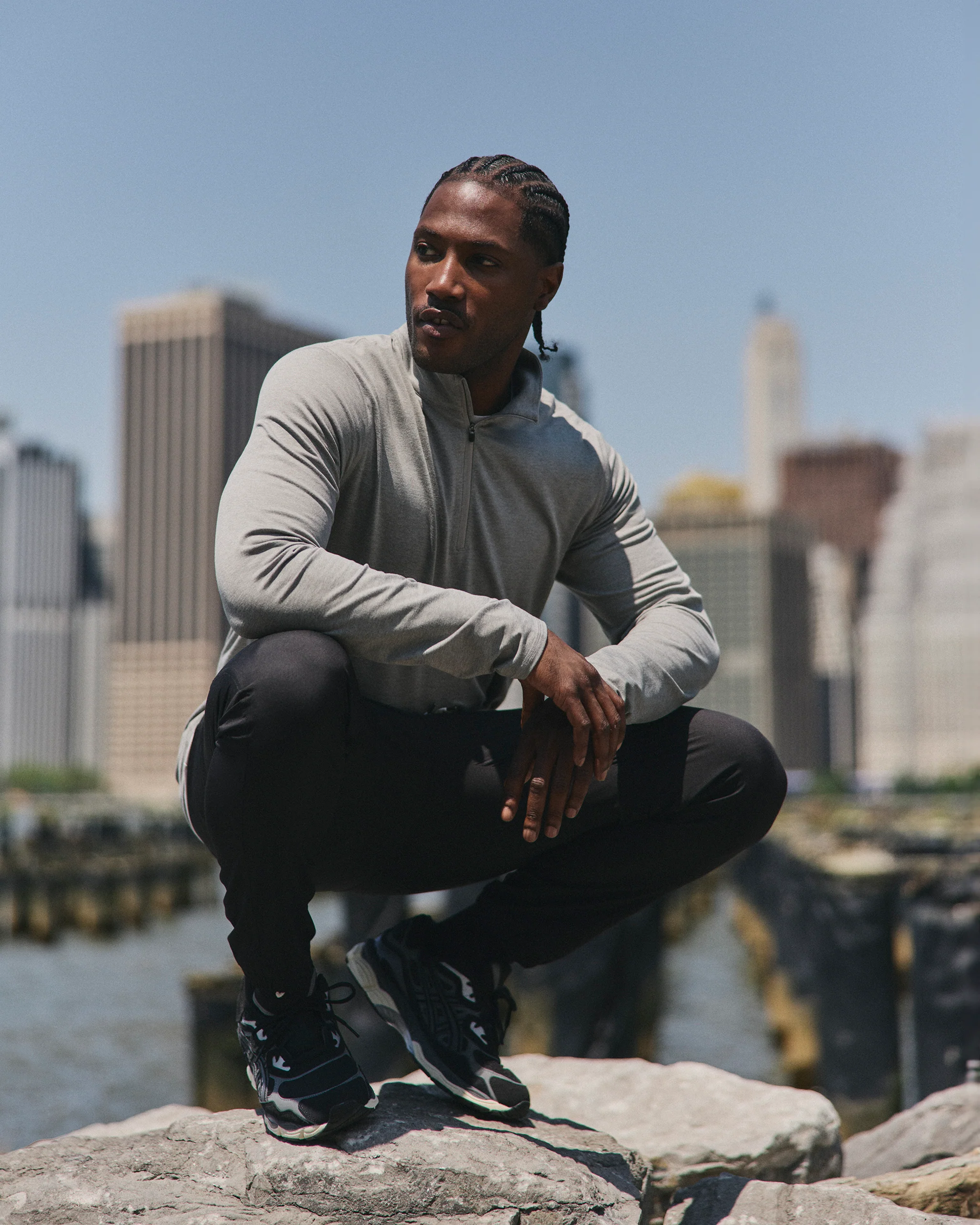 Ponto Half Zip Mock Neck - Vuori Warehouse Sale​