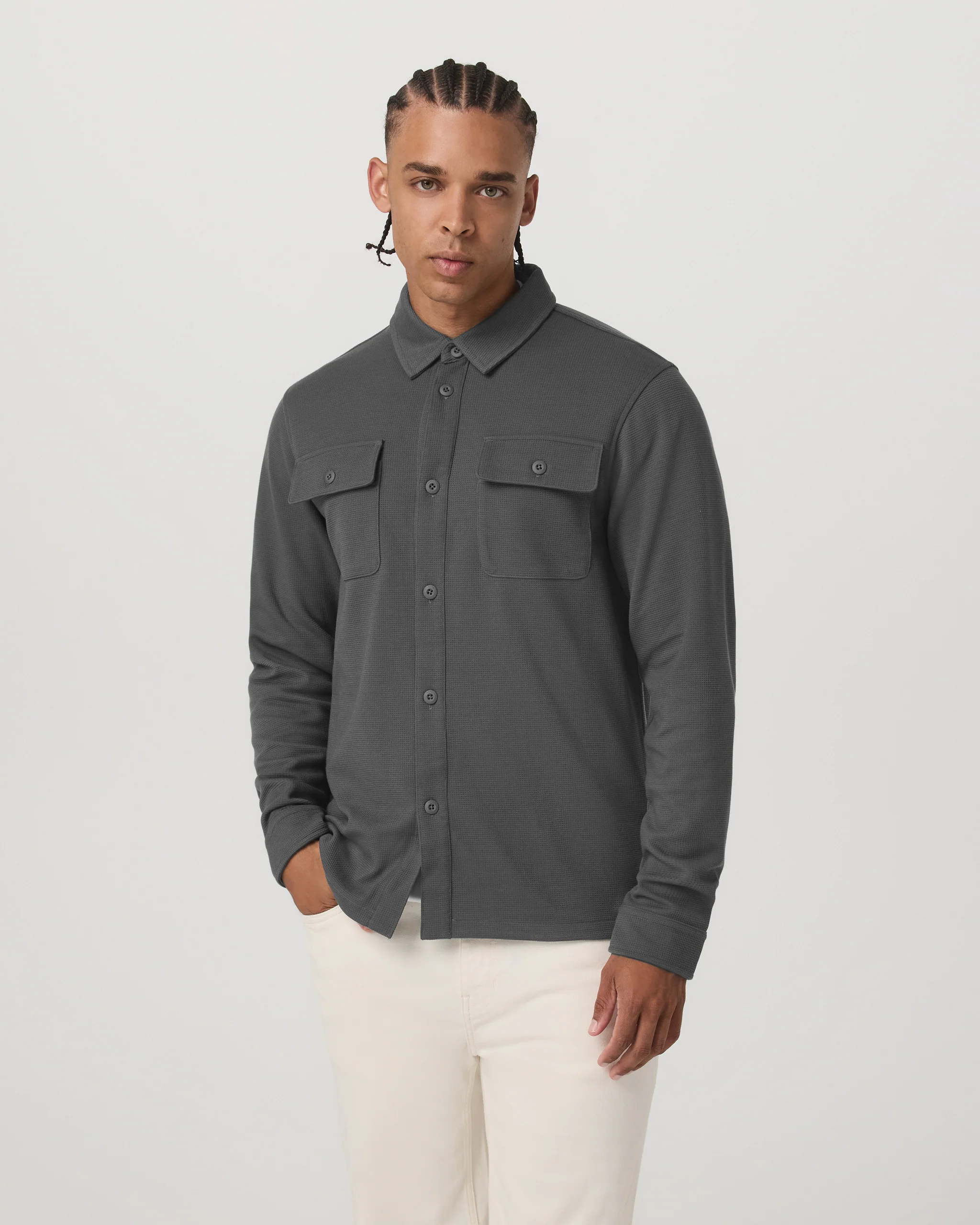 Waffle Shirt Jacket - Vuori Warehouse Sale​