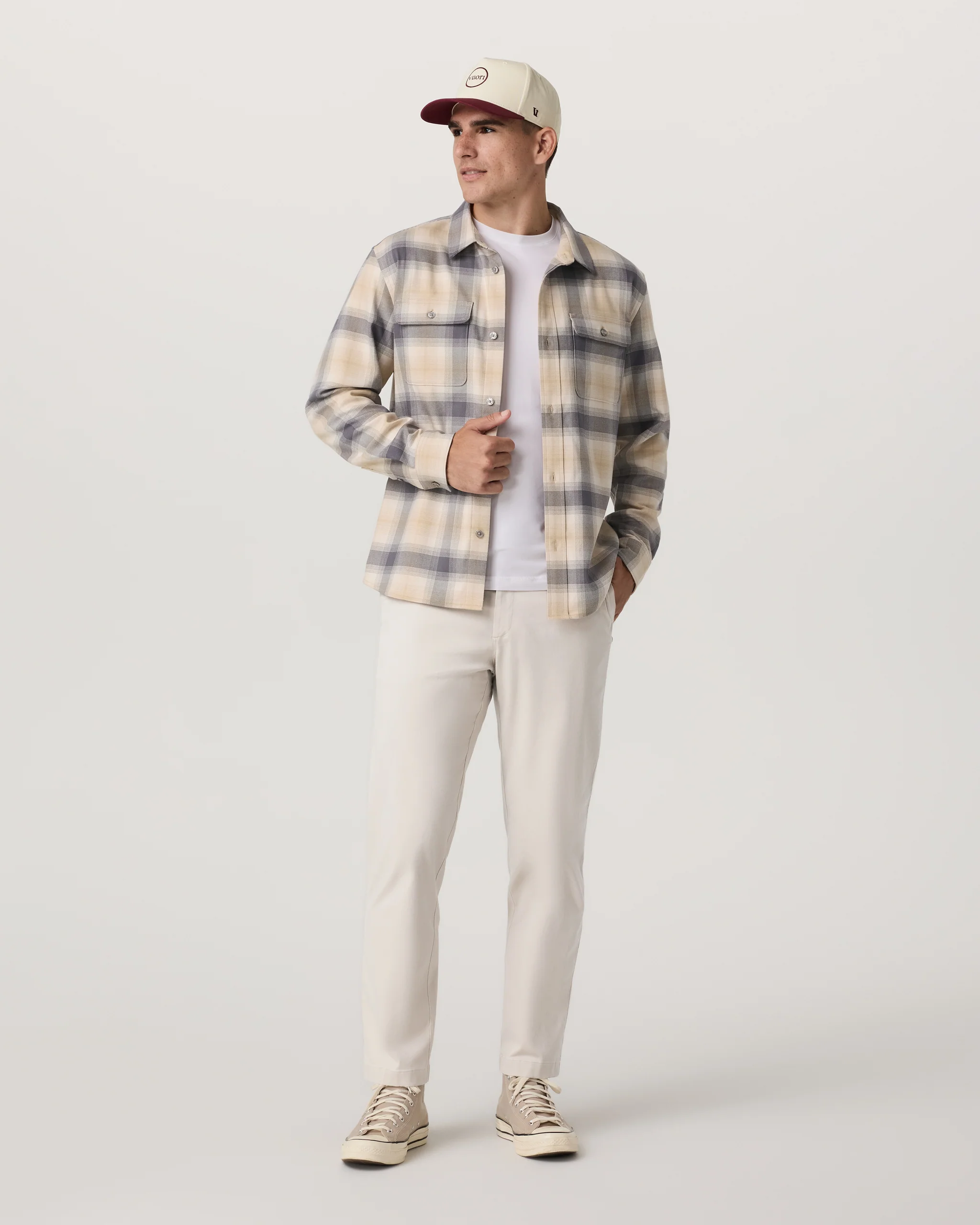 Long Sleeve Flannel Button Down Shirt - Vuori Warehouse Sale​