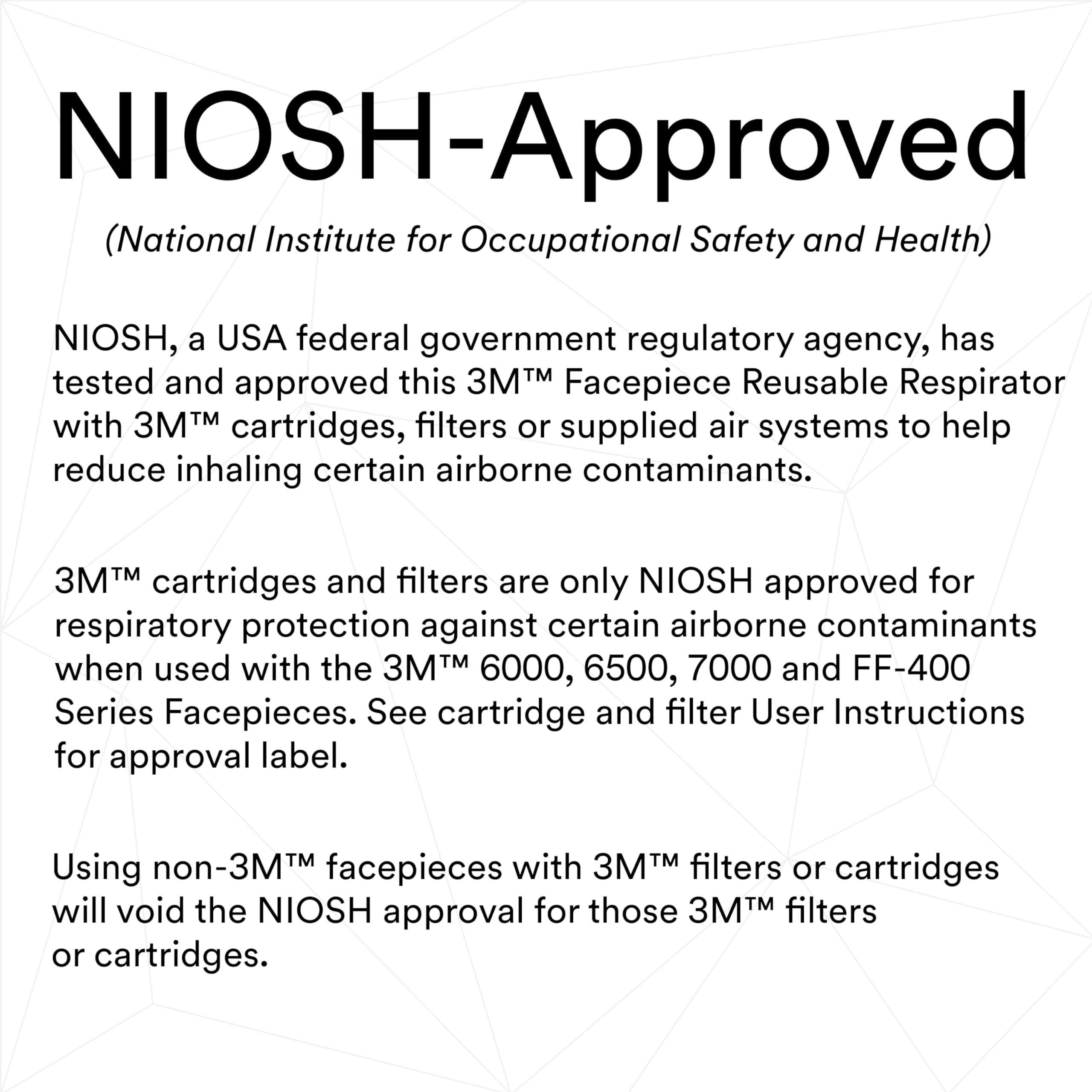 3M 6800 Full Facepiece Respirator - Medium Gray