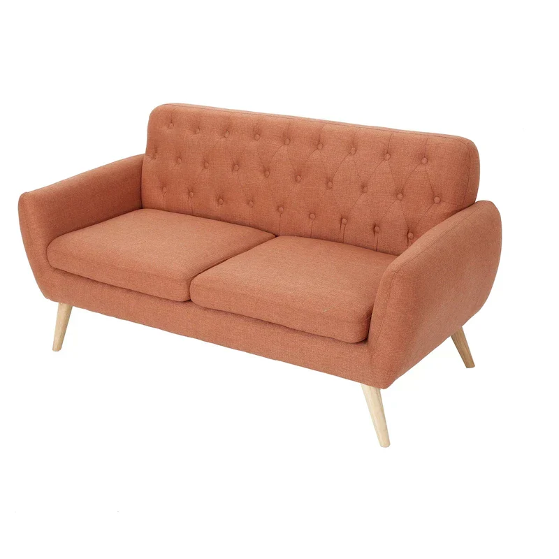 Christopher Knight Home Bernice Petite Sofa in Mid-Century Modern Style