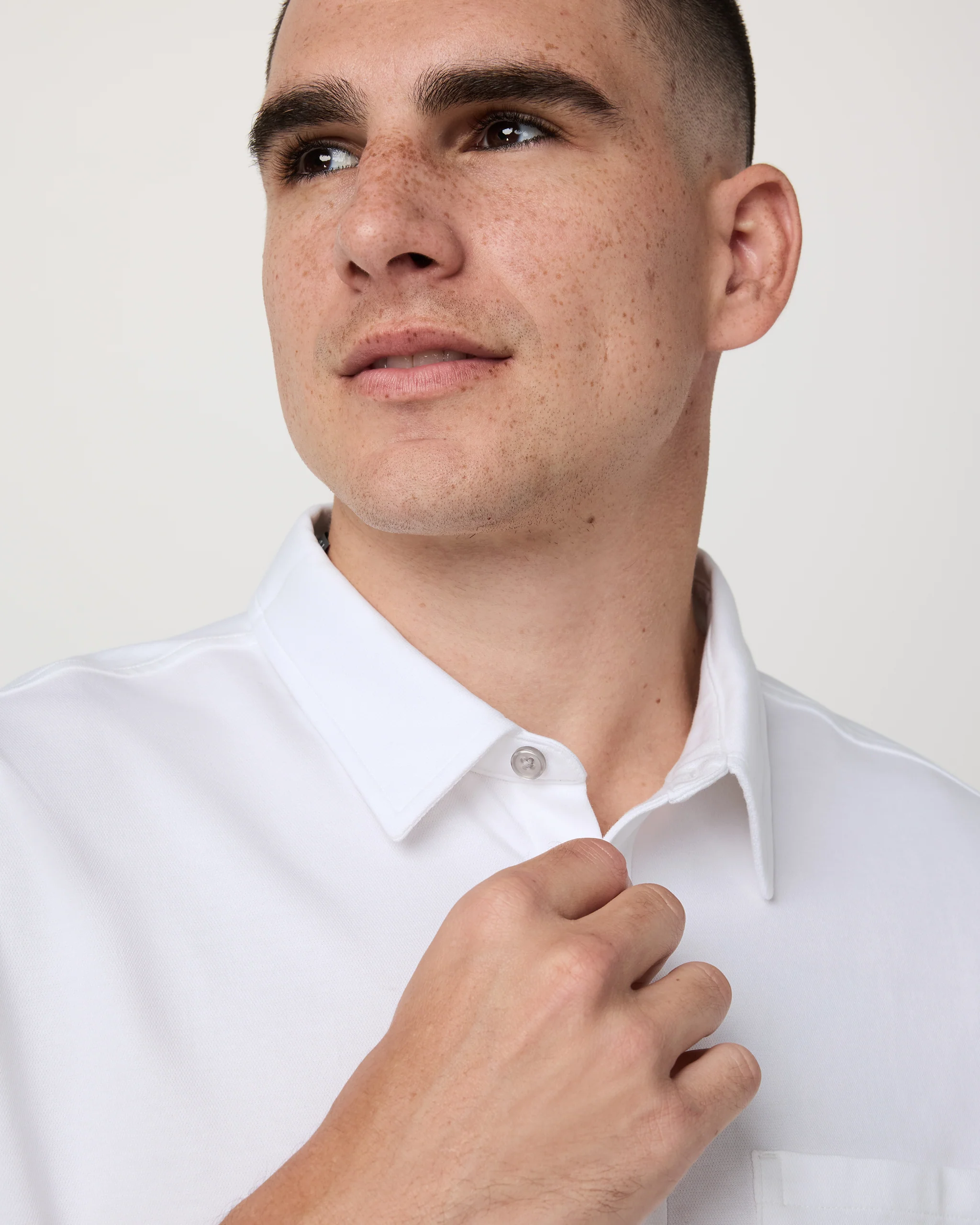 Short Sleeve Knit Oxford Button Down - Classic Fit - Vuori Warehouse Sale​