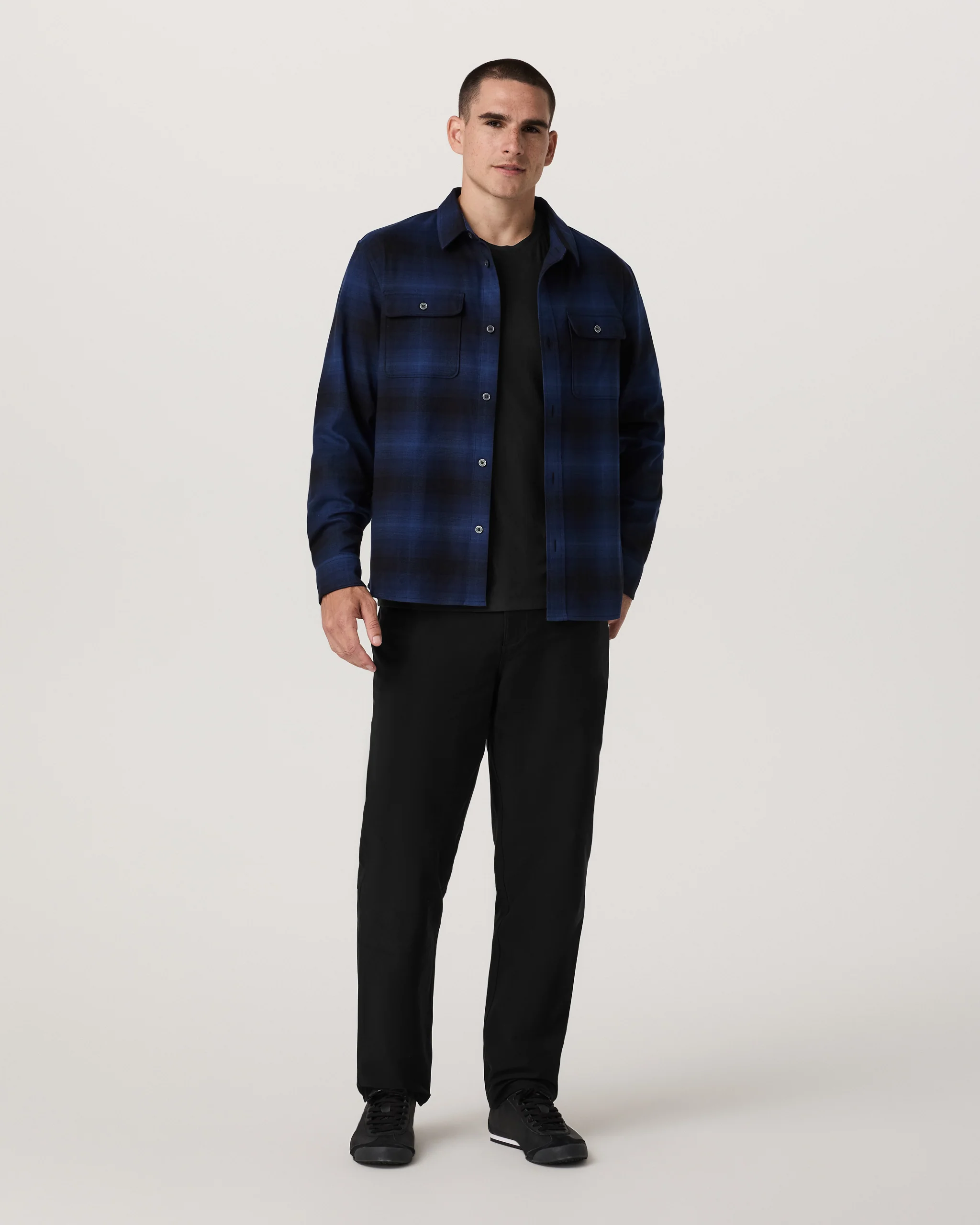 Long Sleeve Flannel Button Down Shirt - Vuori Warehouse Sale​