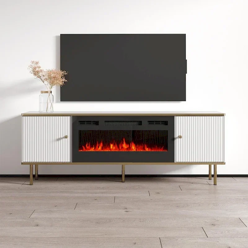 Camelia 63-Inch Electric Fireplace TV Stand