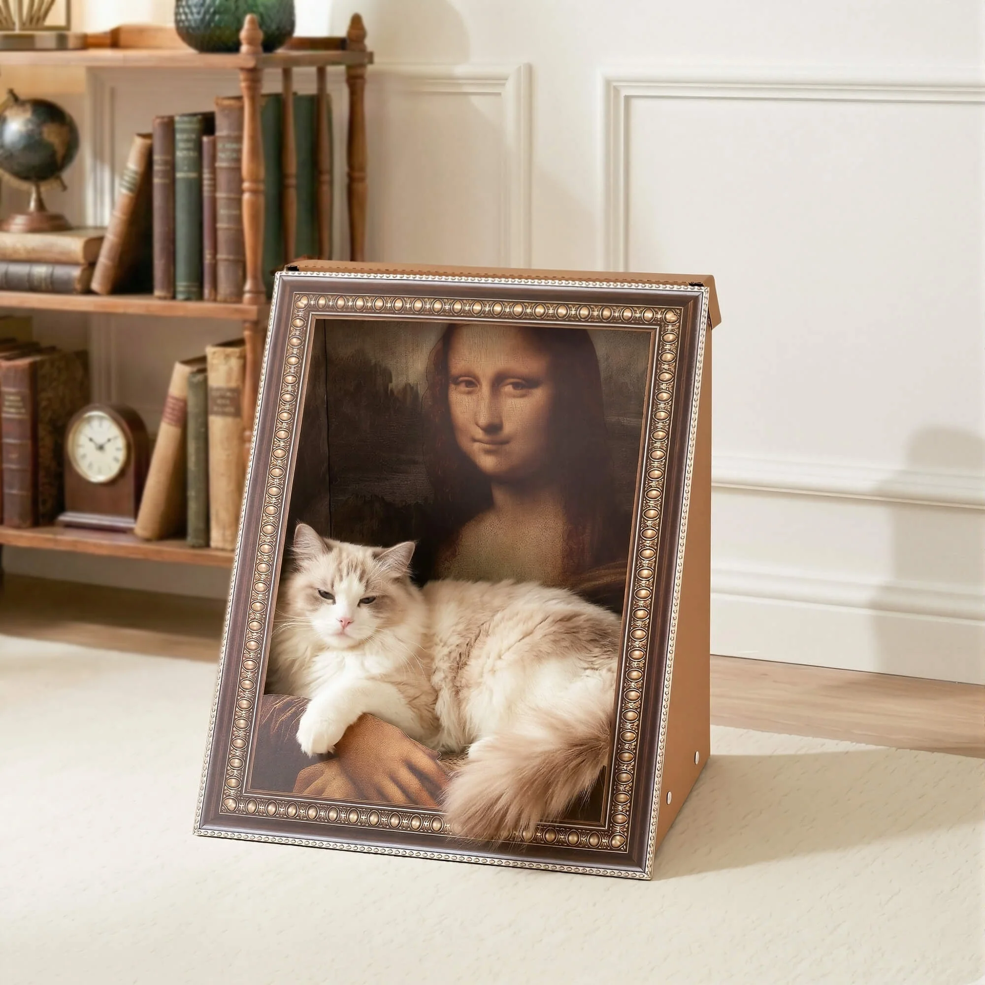3D Retro Art Cat Scratcher