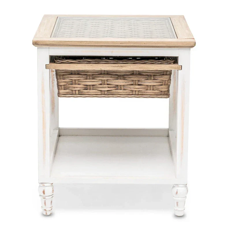 Island Breeze Single-Basket Side Table