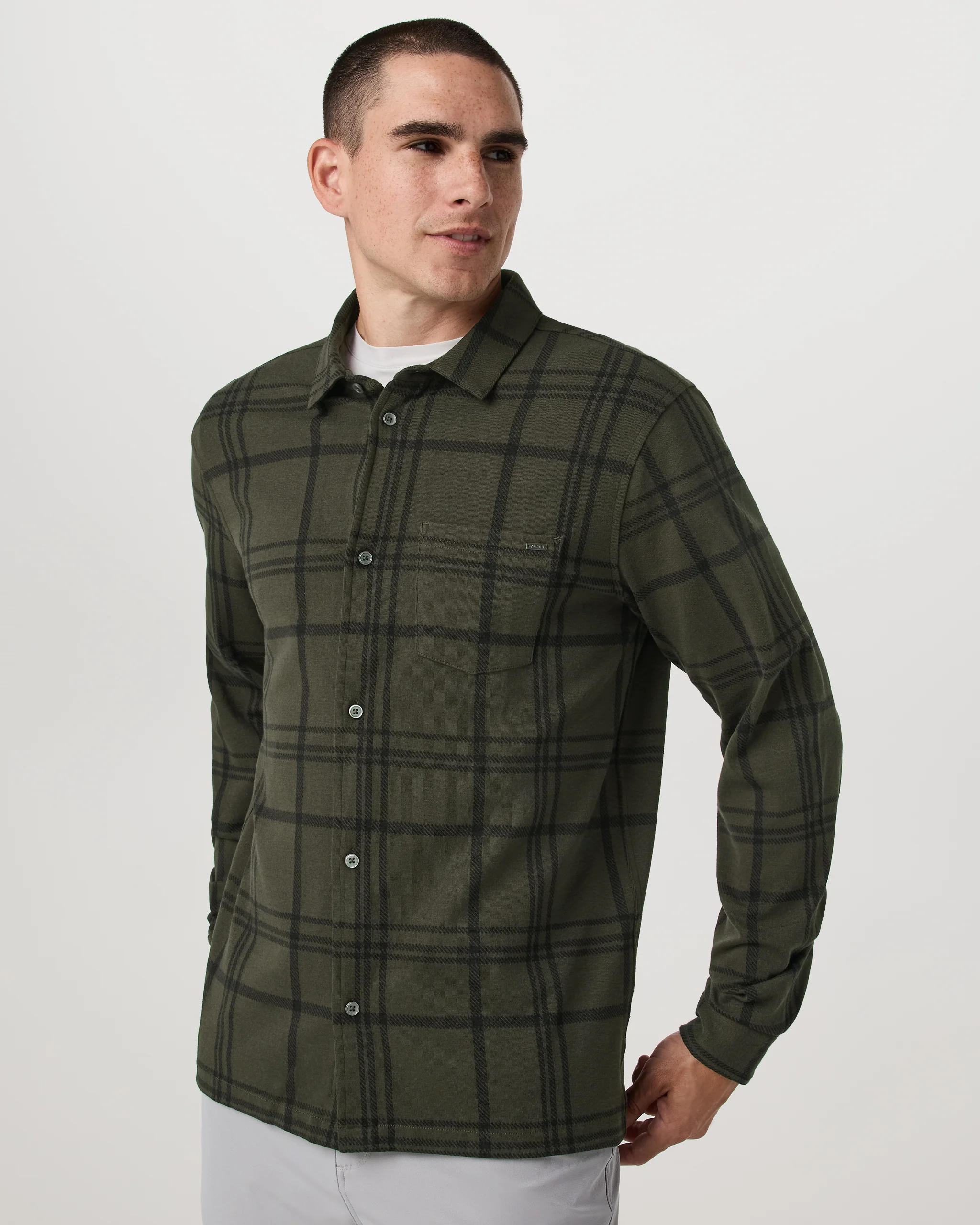 Seaview Plaid Button Down Shirt - Vuori Warehouse Sale​