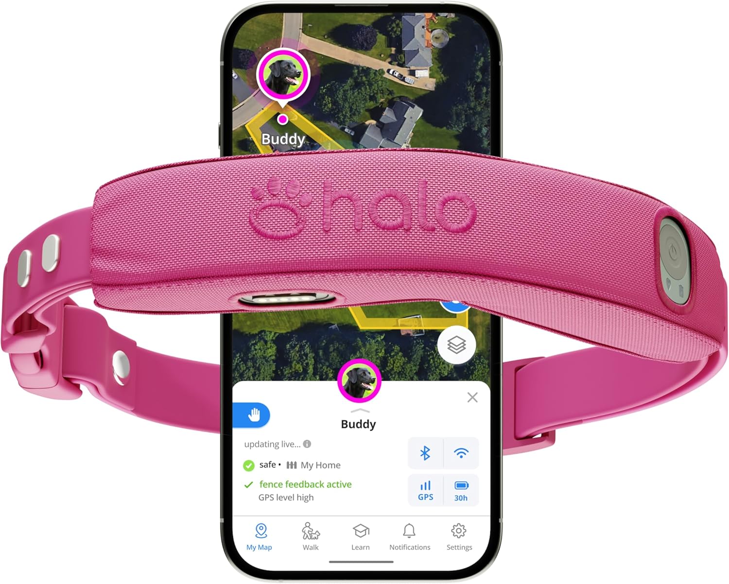 HALO Collar 4 GPS Wireless Dog Fence & Training Collar