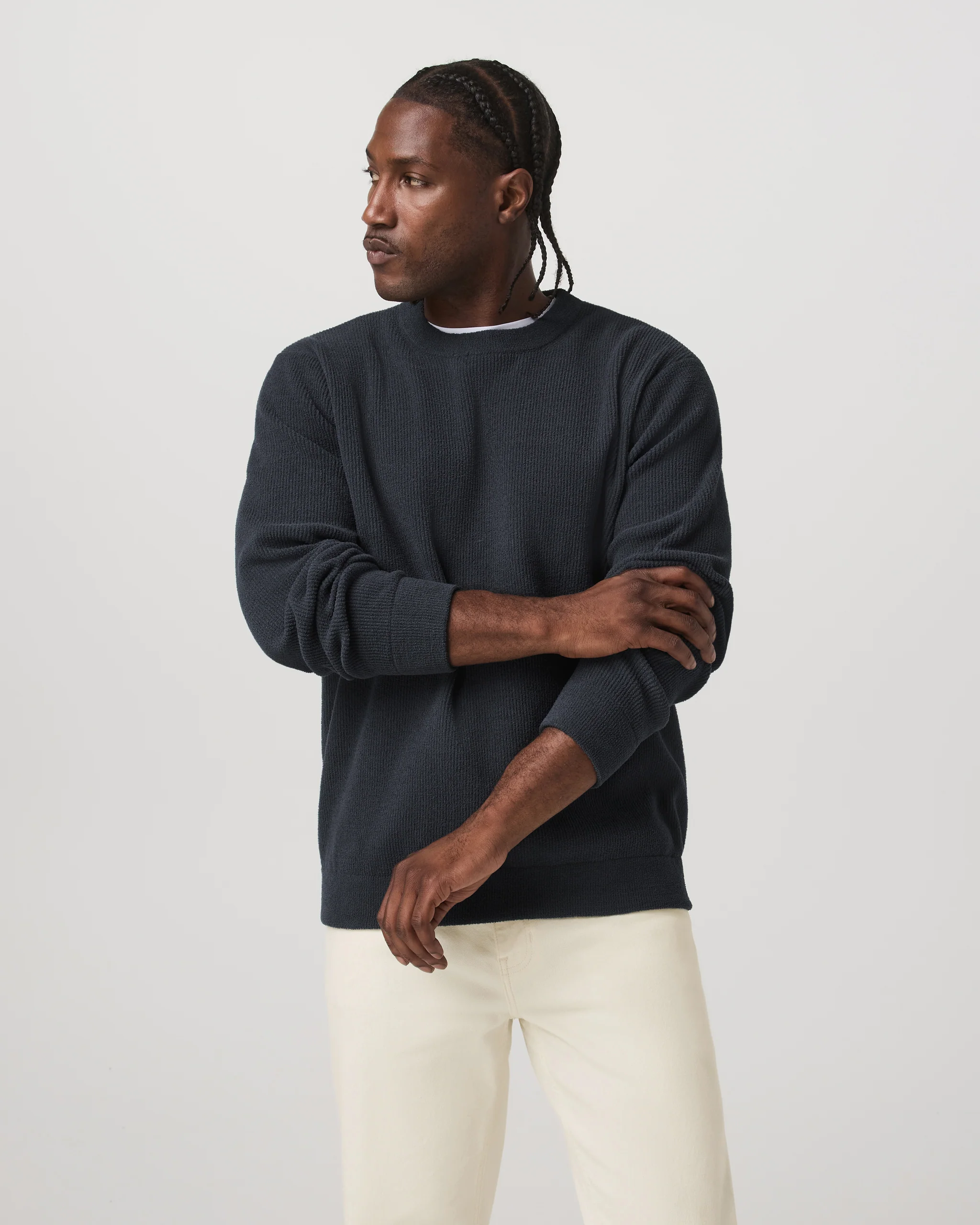 Midweight Rib Sweater - Vuori Warehouse Sale​