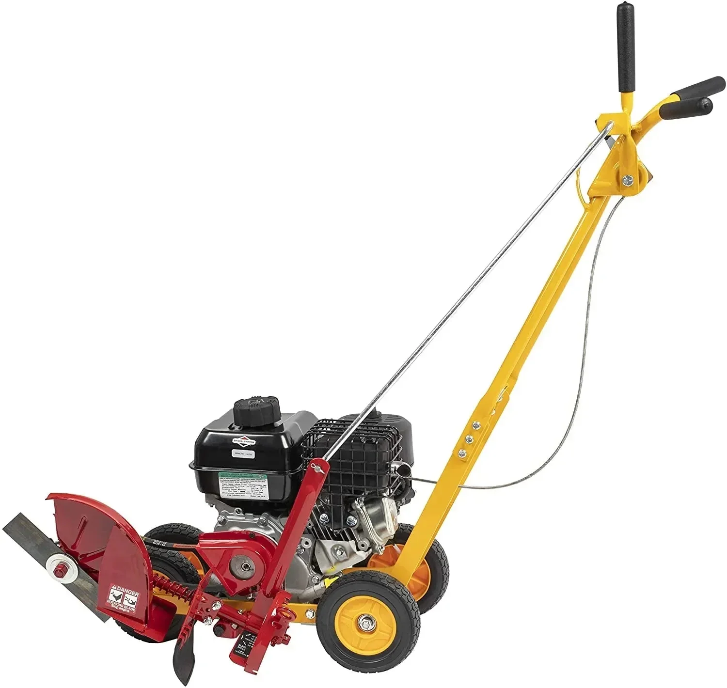 101-5.5GT-7Gas Powered Lawn Edger, 5.50 Gross Torque/3.5 HP B&S Engine 7  Wheels