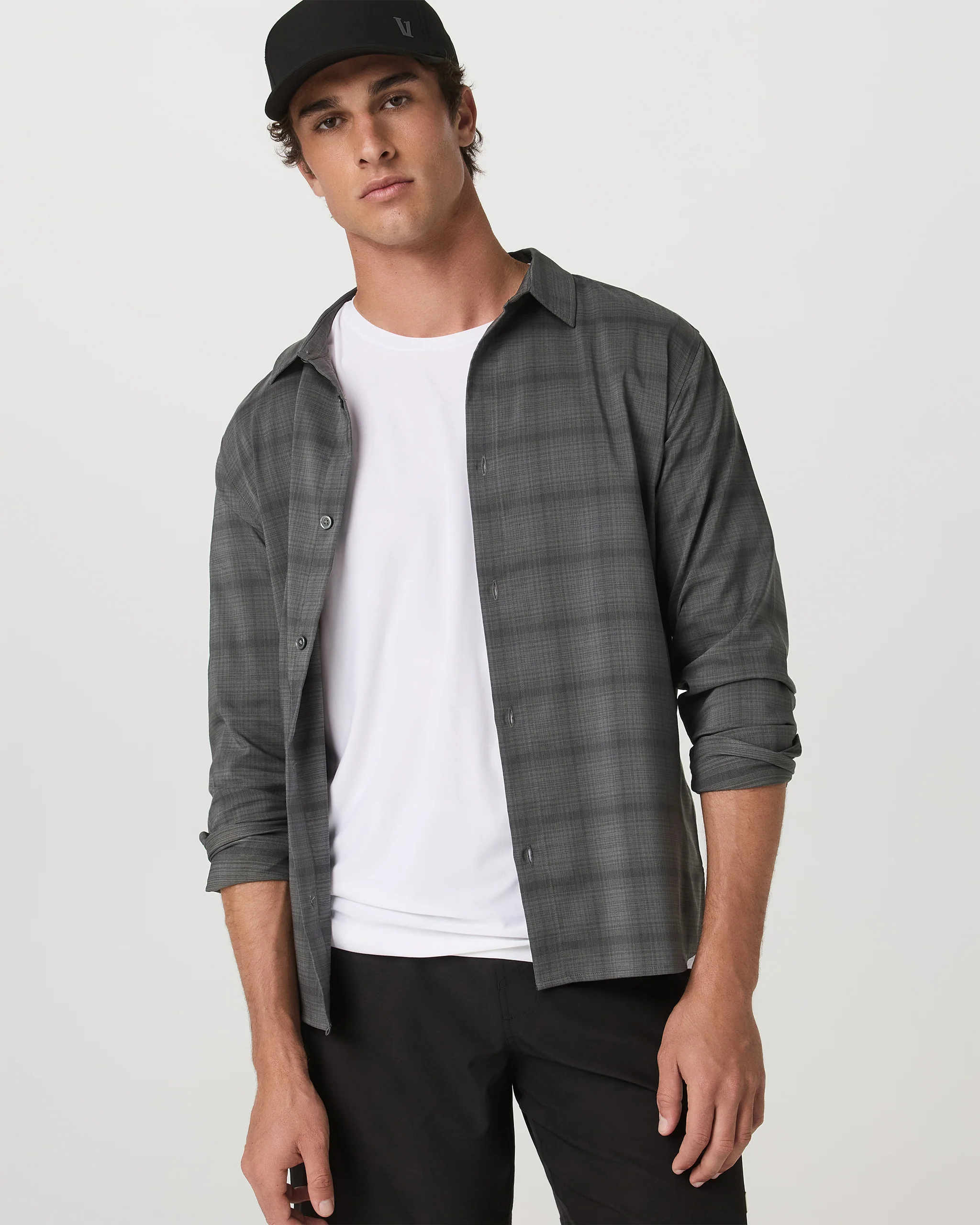 Long Sleeve Plaid Button Down Shirt - Vuori Warehouse Sale​