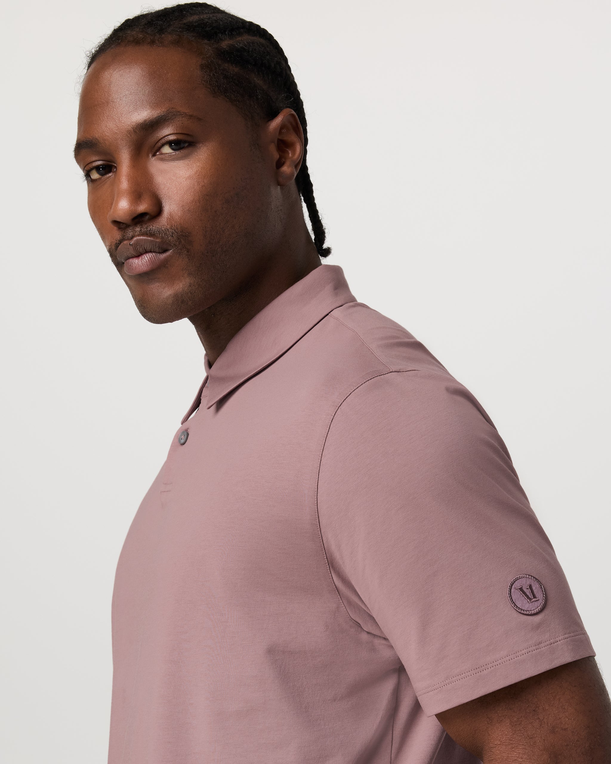 Short Sleeve Feather Polo - Vuori Warehouse Sale​