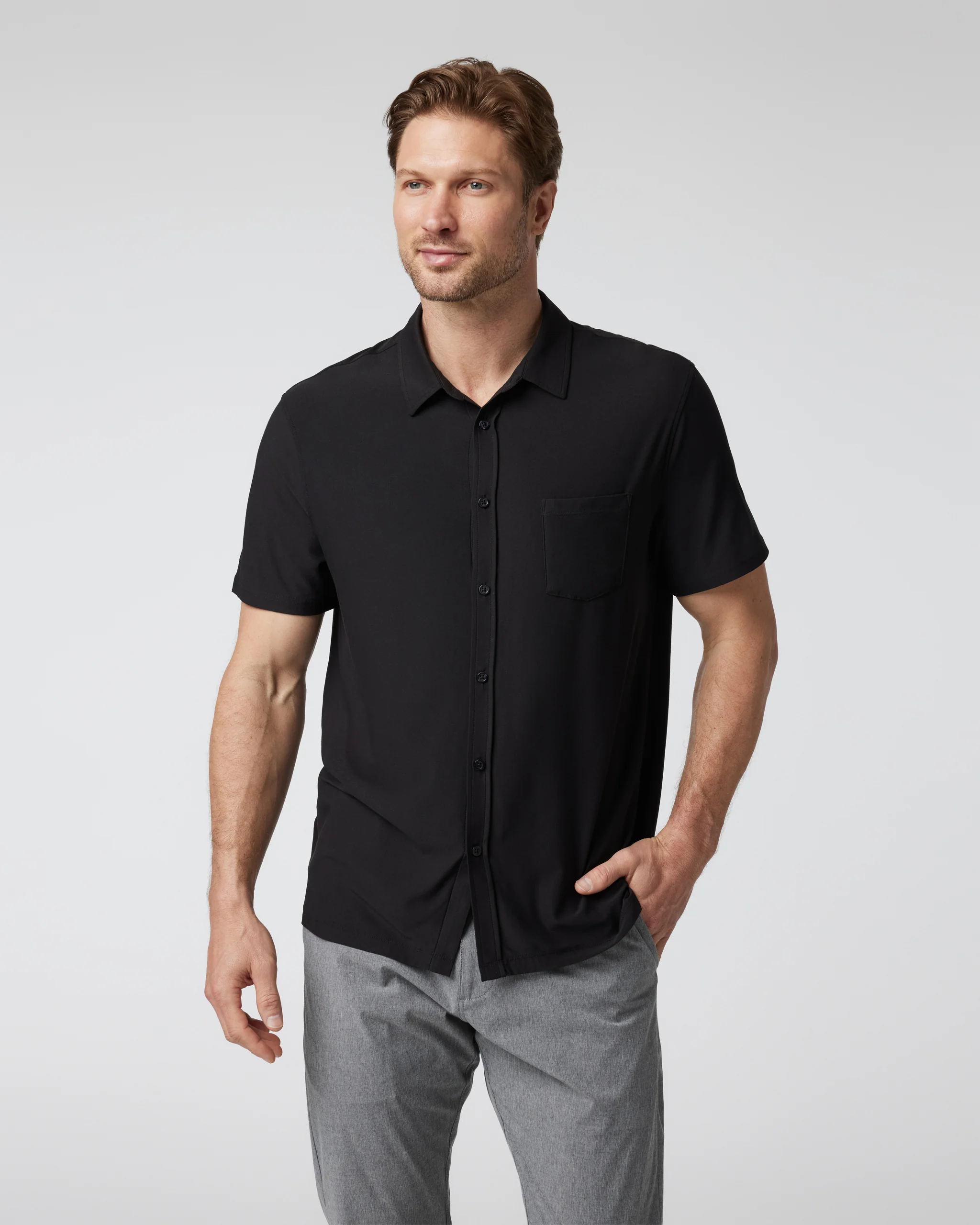 Short Sleeve Strato Button Down - Vuori Warehouse Sale​