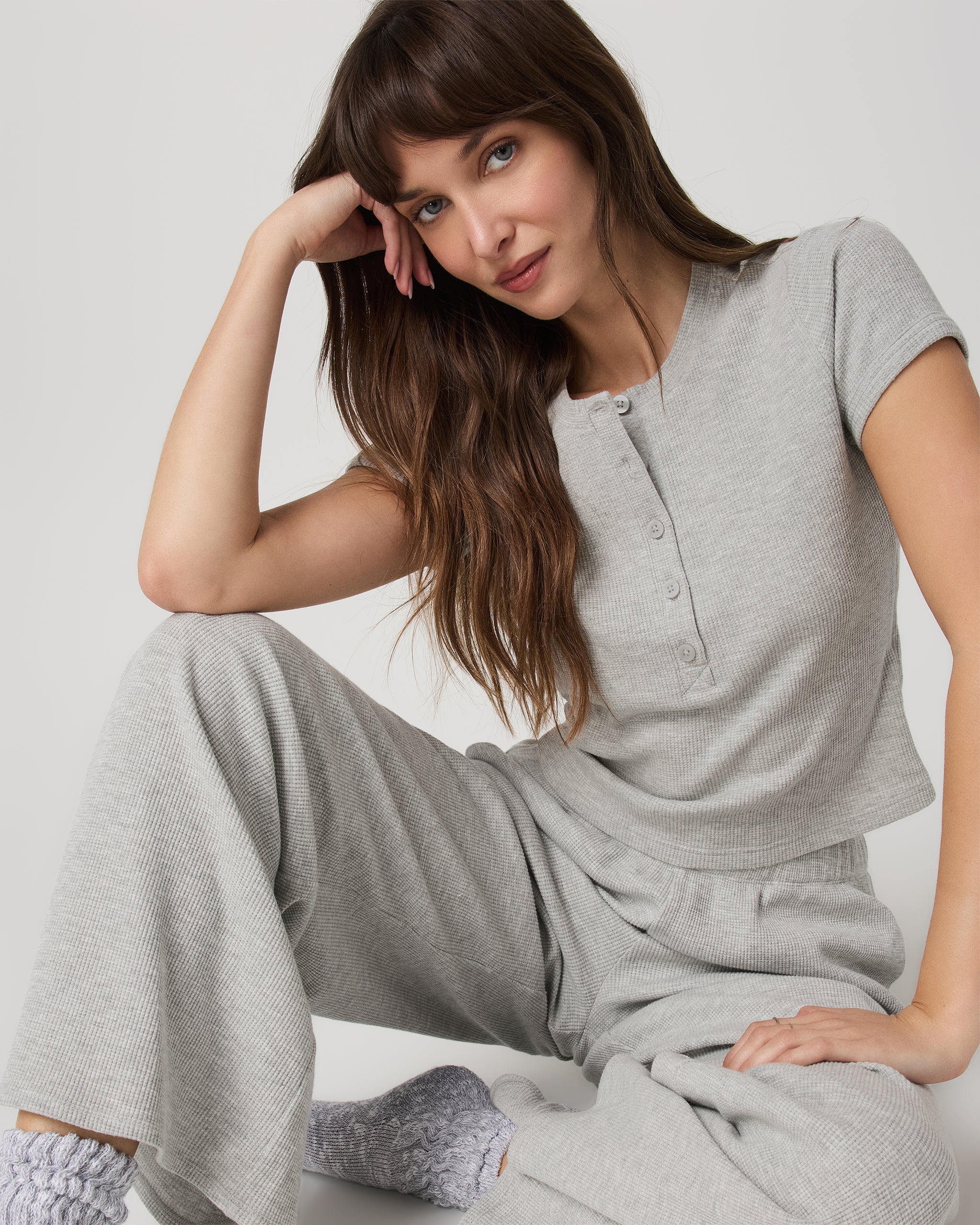 Short Sleeve Waffle Baby Tee - Vuori Warehouse Sale​