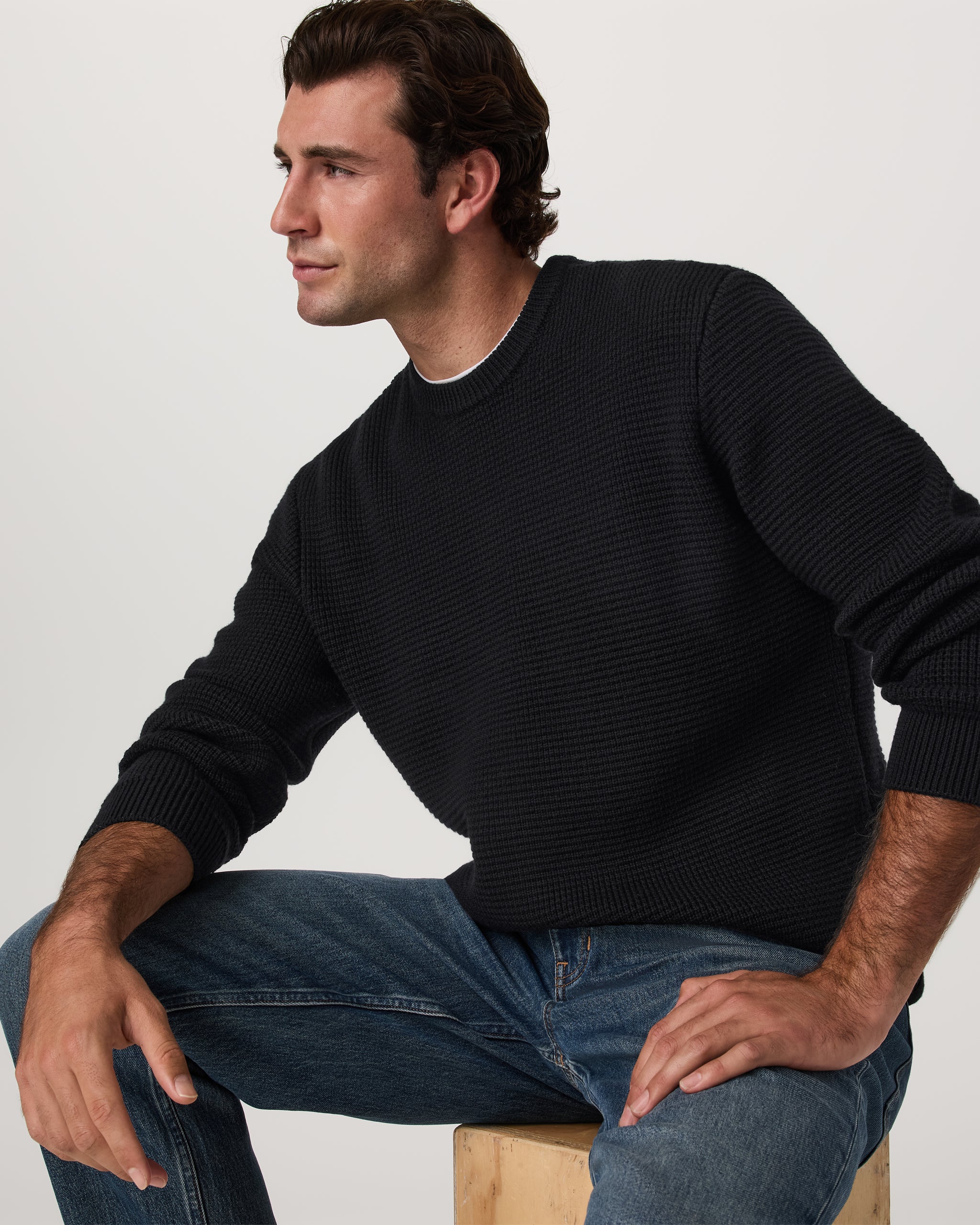 Denver Waffle Crew Sweater - Vuori Warehouse Sale​