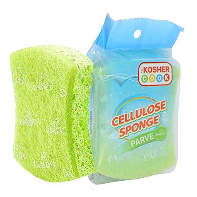 Cellulose Sponge - Green, Parve Use