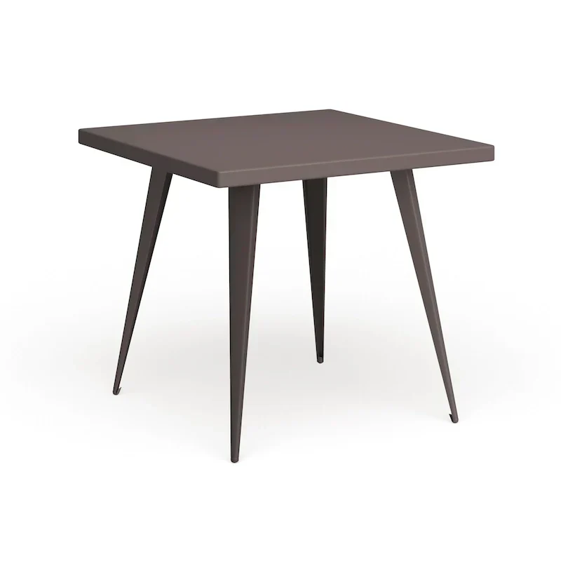 Carbon Loft Swan Industrial Square Metal Dining Table - Not Available
