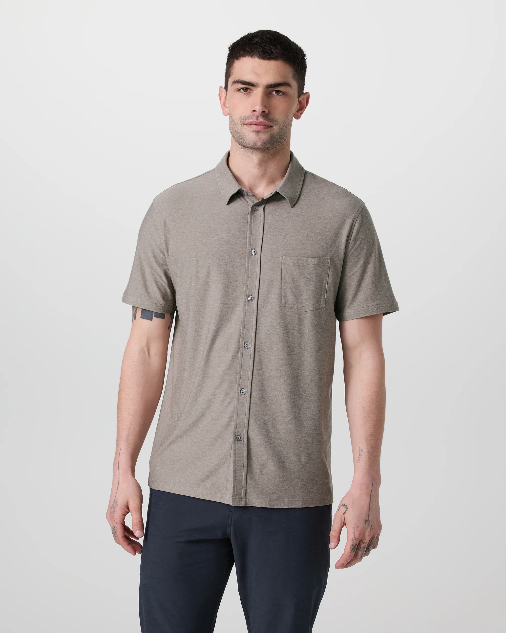 Short Sleeve Strato Button Down - Vuori Warehouse Sale​