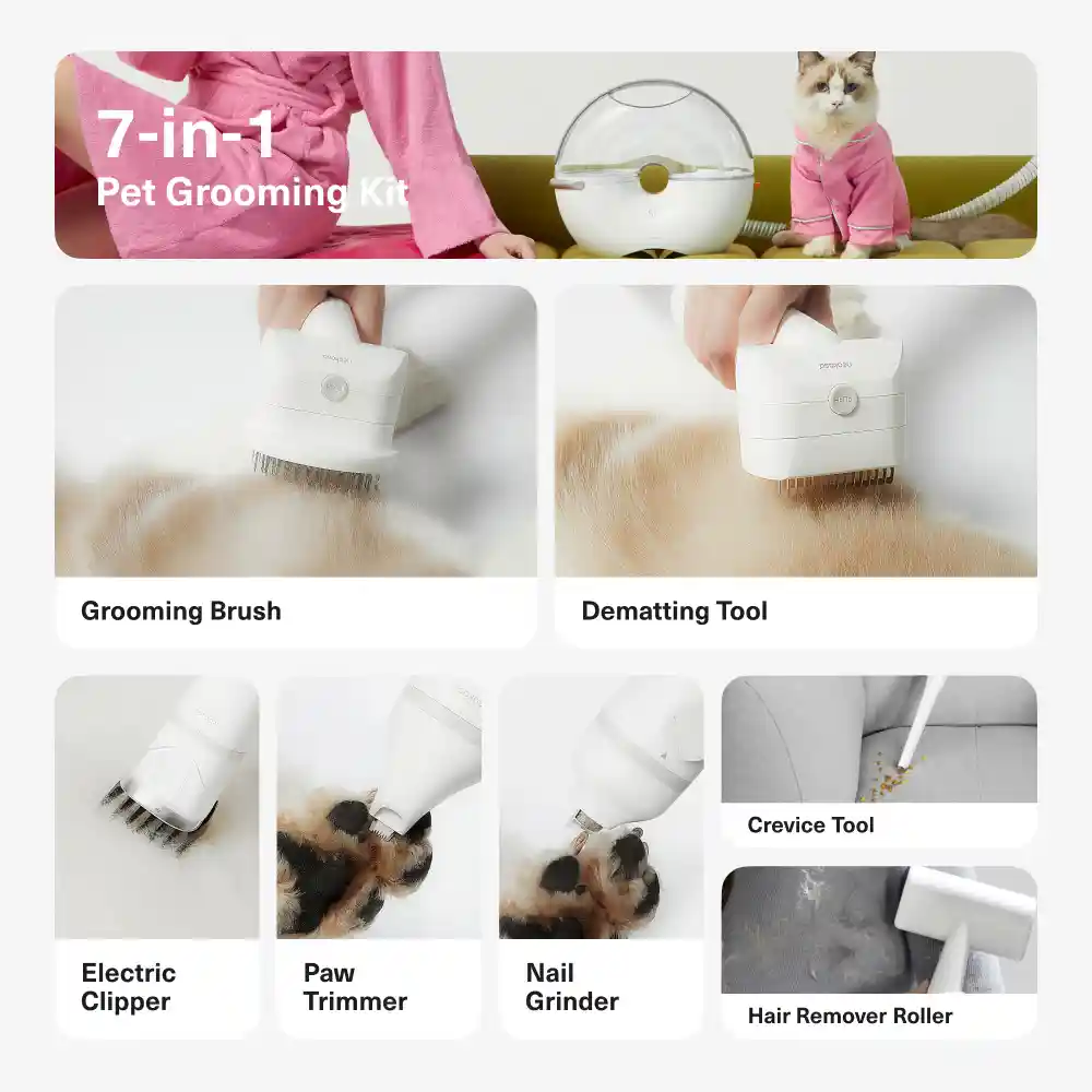 Neakasa S1 Pro 7-in-1 Pet Grooming Vacuum Kit