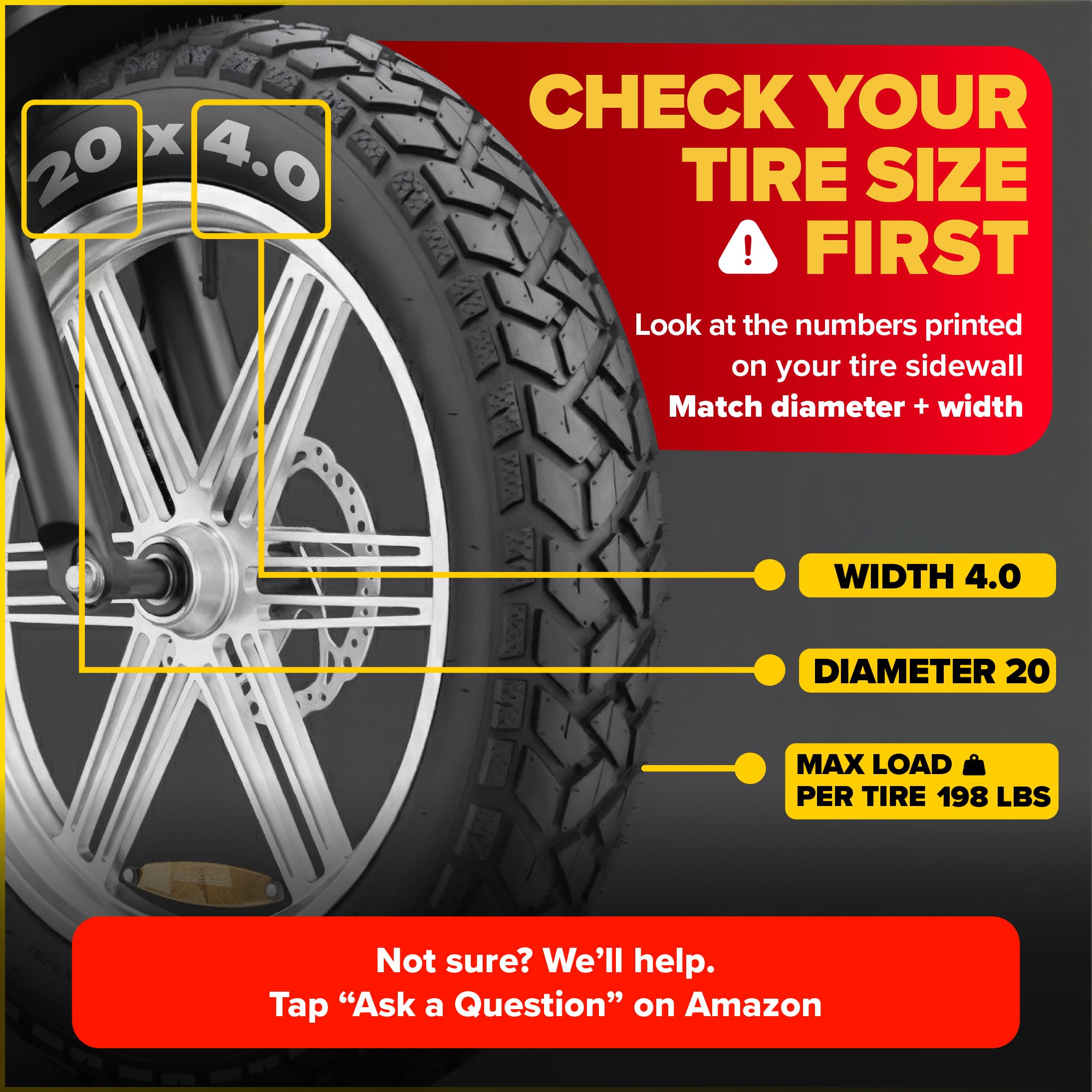ULTRAVERSE 20x4 E-Bike Fat Tire - Durable All-Terrain Performance