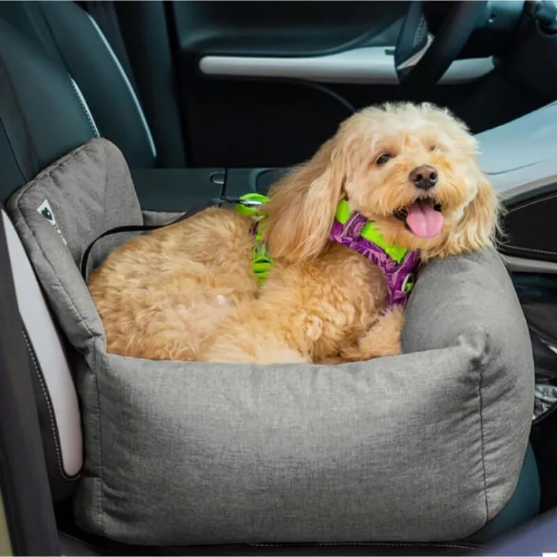Travel Bolster Full Durable Washable Dog Car Back Seat Bed - Roadtrip