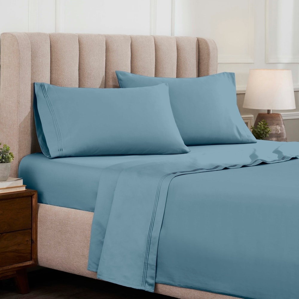 Superior Egyptian Cotton 1500 Thread Count Eco-Friendly Solid Sheet Set