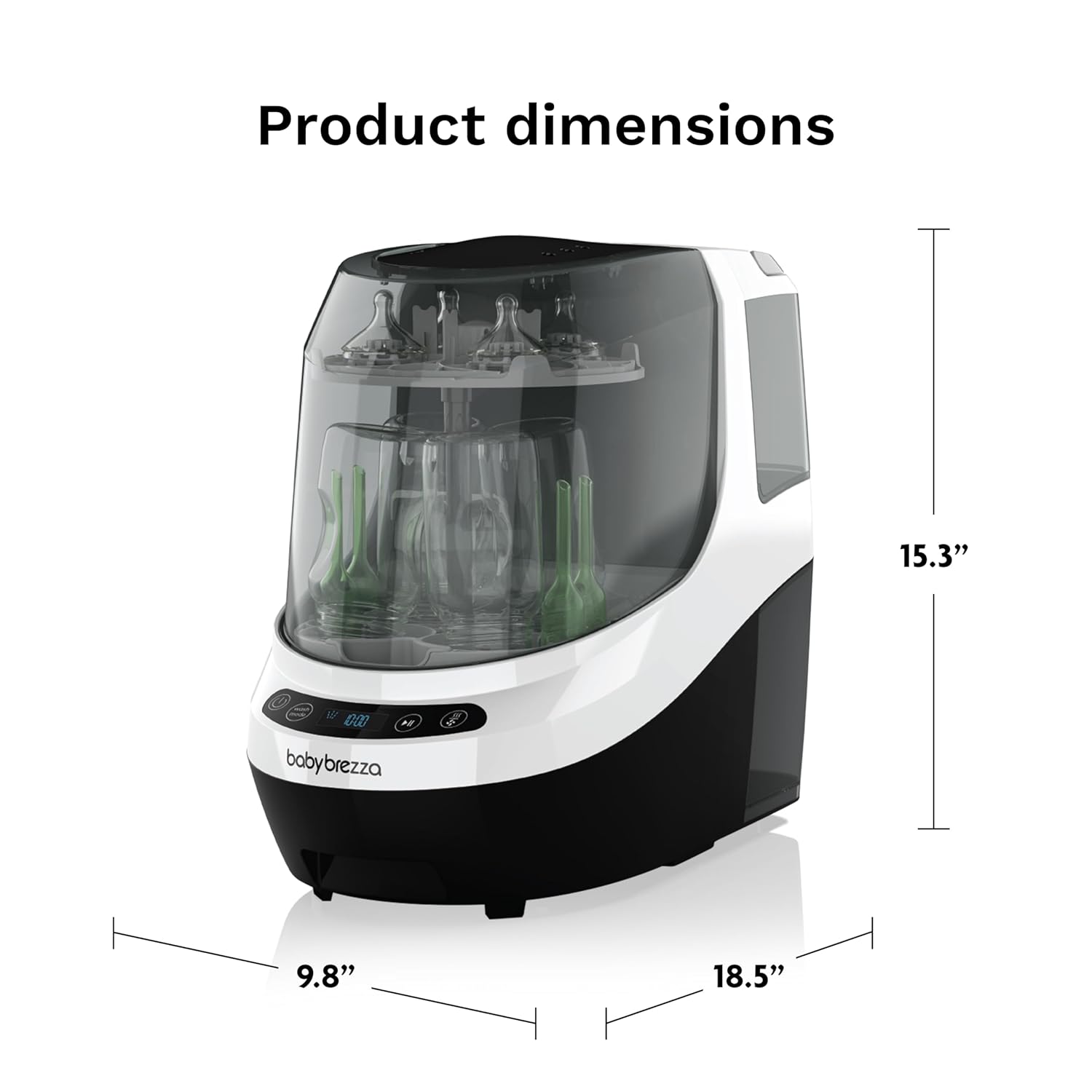 Baby Brezza Bottle Washer Pro - Sterilizer & Dryer