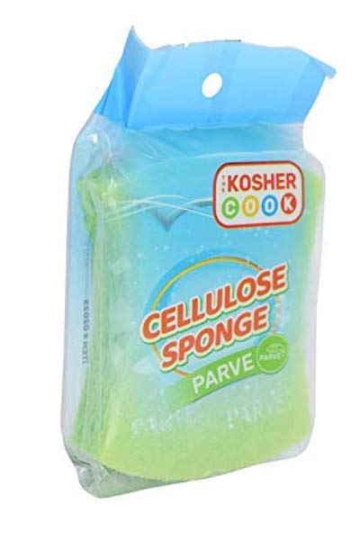 Cellulose Sponge - Green, Parve Use