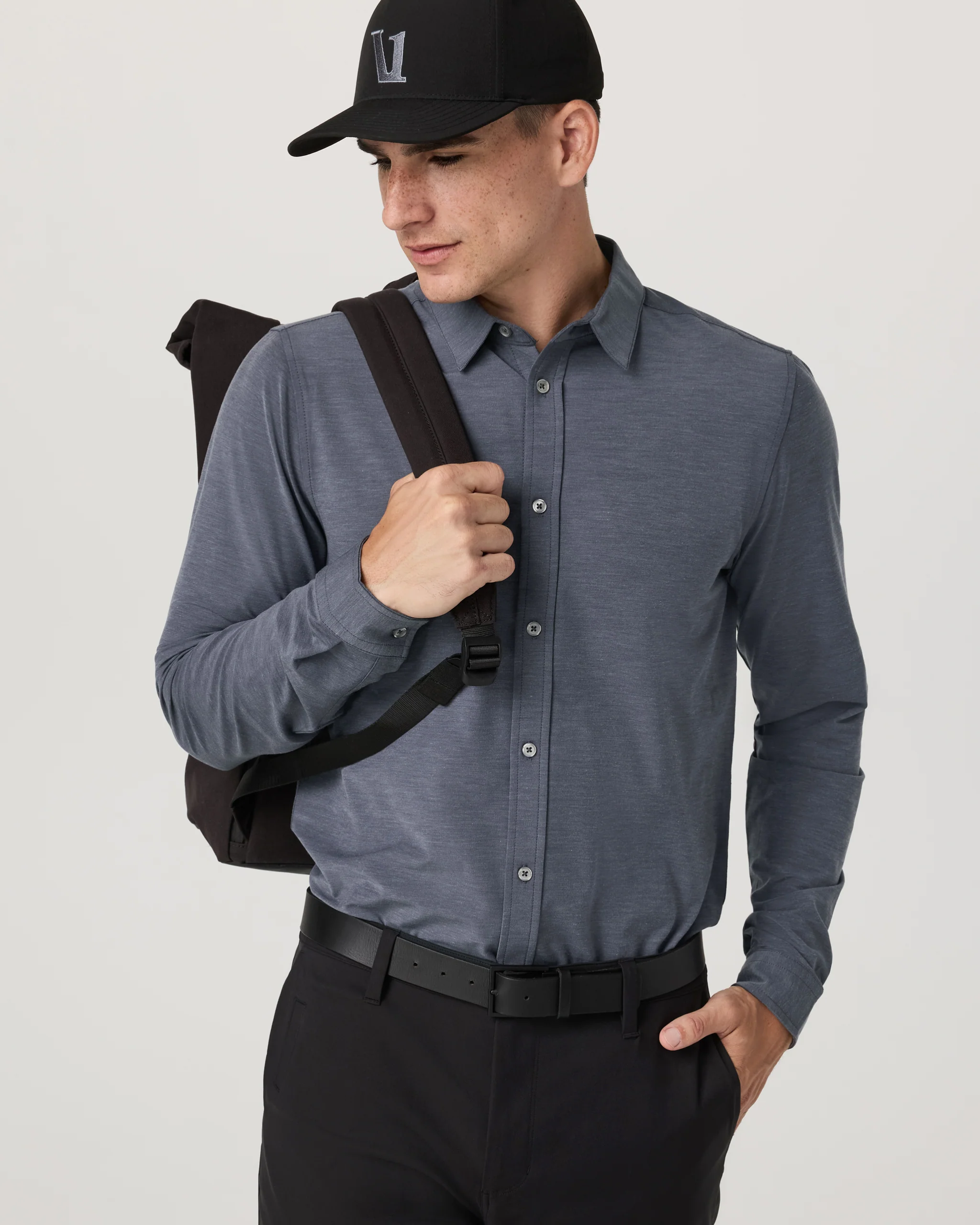 Long Sleeve Bridge Button Down - Vuori Warehouse Sale​