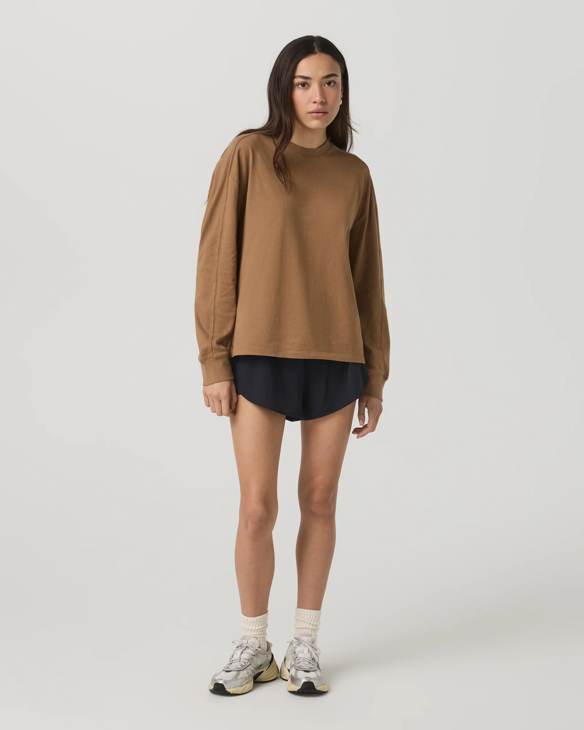 Long Sleeve Heavyweight Cotton Tee - Vuori Warehouse Sale​