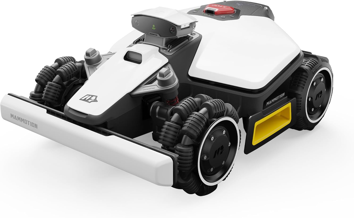 LUBA Mini AWD 800H Robot Lawn Mower with 4G, Reception 0.2 Acre, Max. 0.25 Acre, All-Wheel-Drive for 80% Slope, UltraSense AI Vision+RTK Auto-Mapping, Cutting Height 2.2