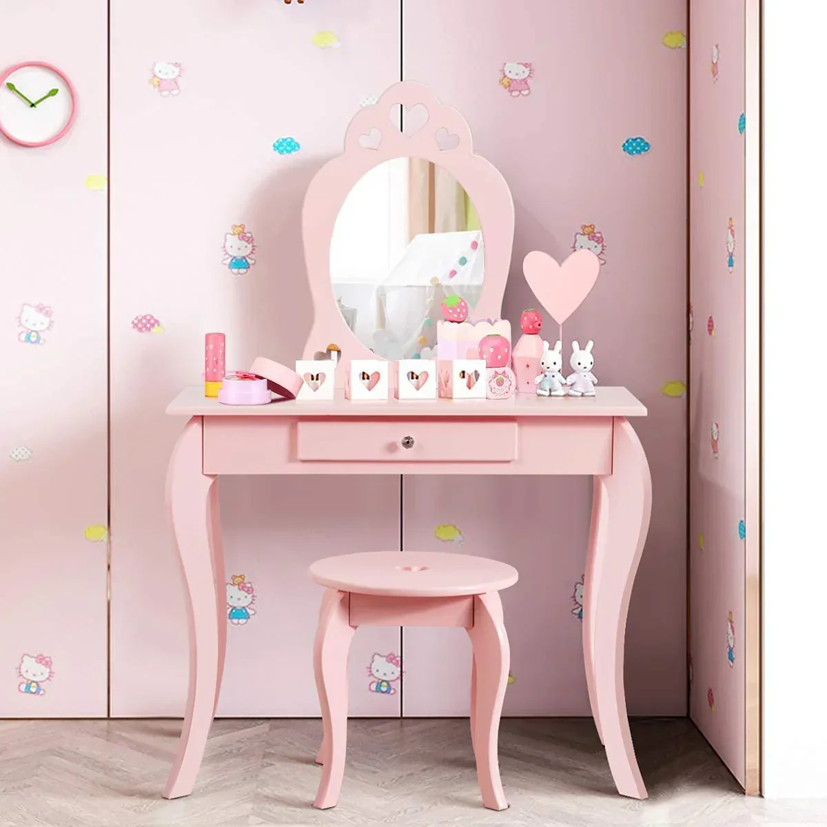 Fireflowery Vanity Detachable Princess Pretend