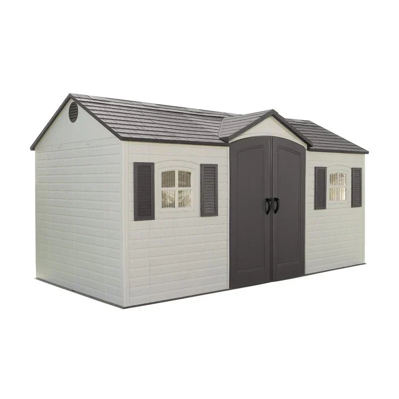 15 ft. x 8 ft. Double Door Storage Shed - Wayfair