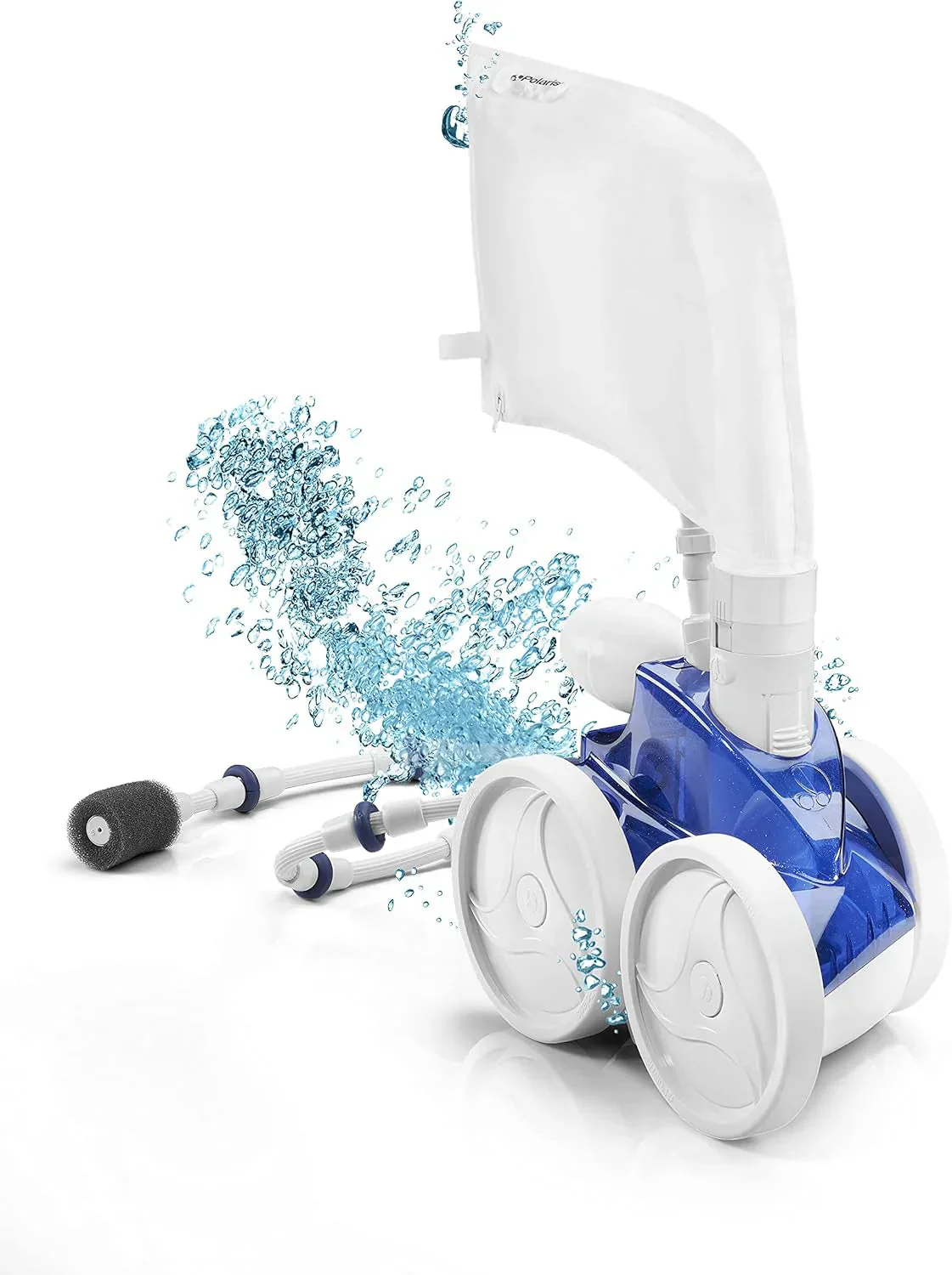 Vac-Sweep 380 Pressure Inground Pool Cleaner, Triple Jet Powered, 31ft of Hose with a Single Chamber Debris Bag